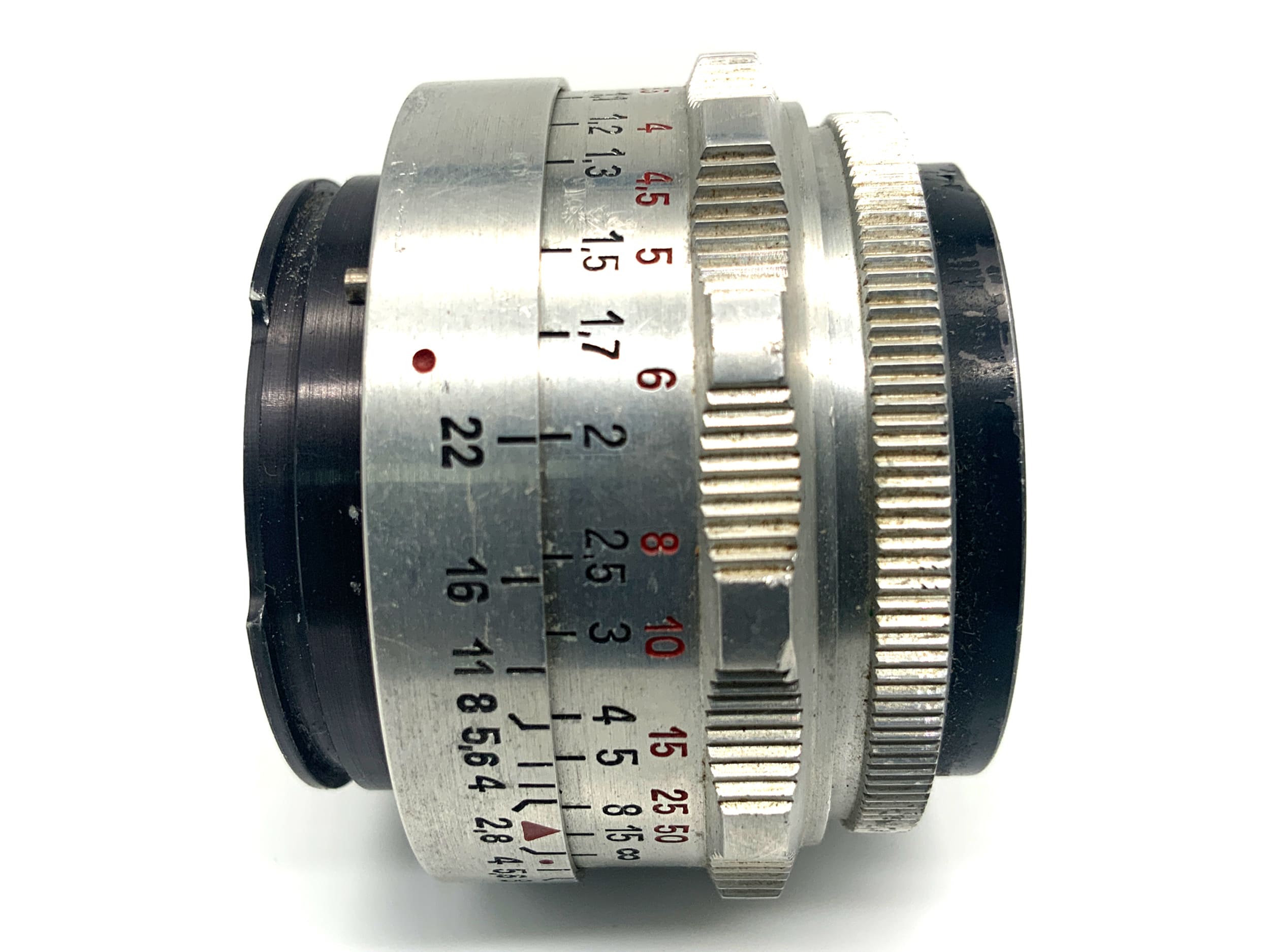 Carl Zeiss Jena Q1 Tessar 50mm 1:2.8 Objektiv Festbrennweite (EXA) Pilz!