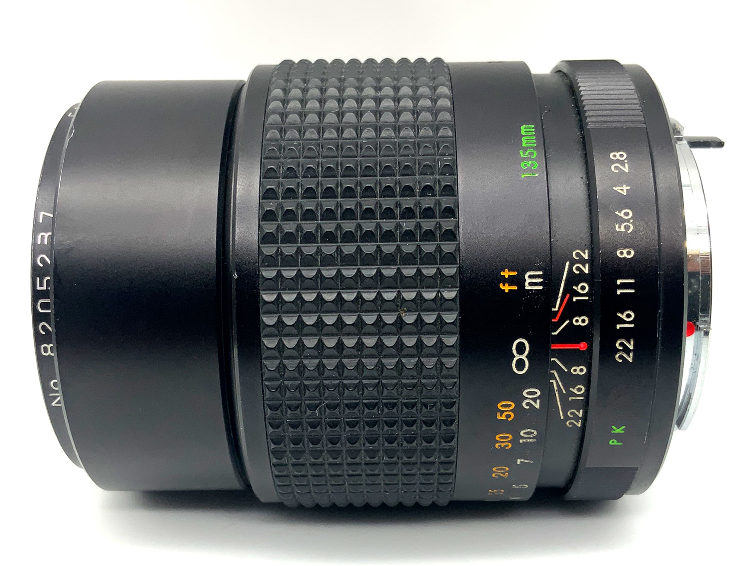 Seikanon 135mm 1:2.8 MC prime lens (Pentax K)