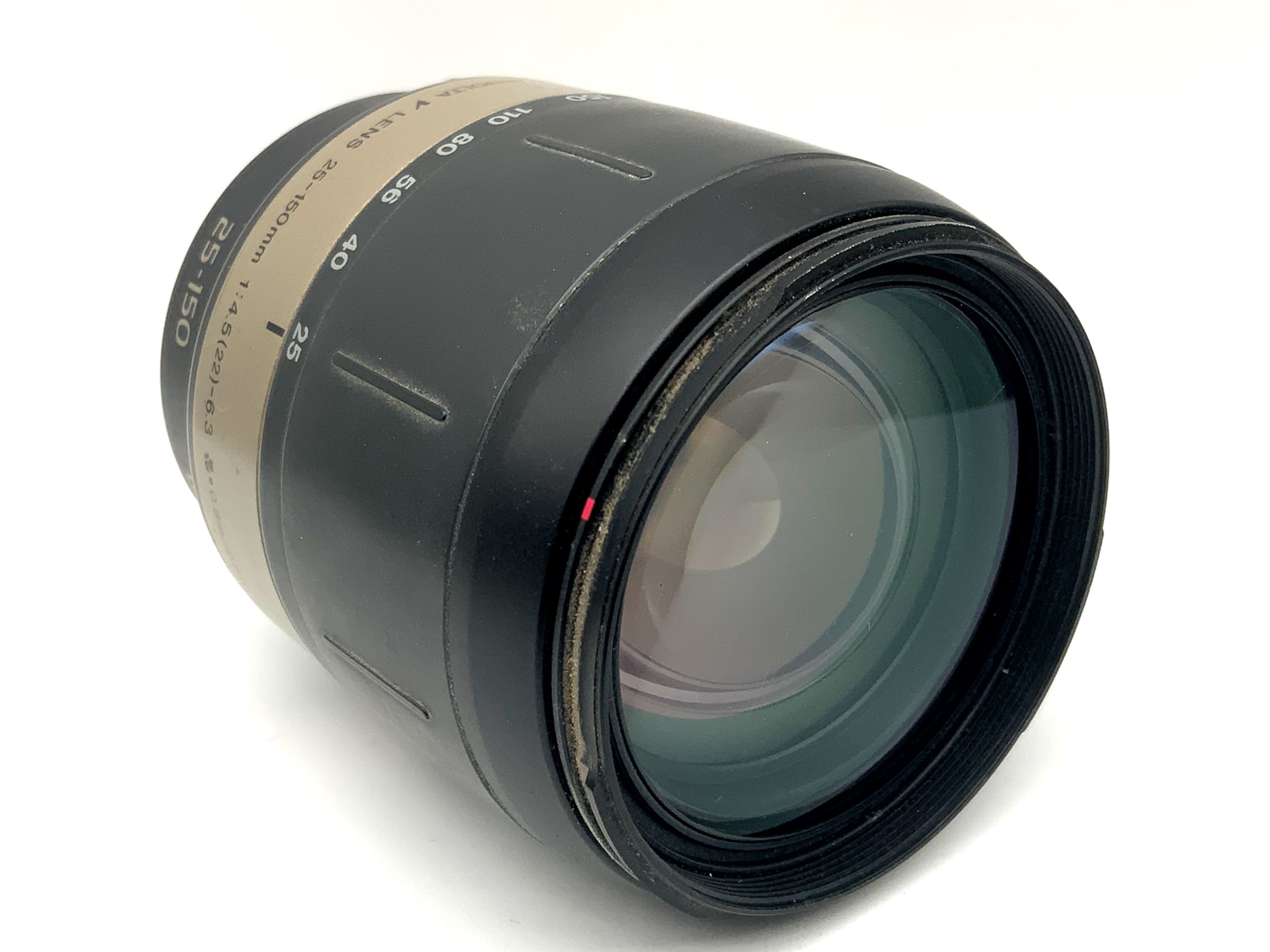 Objectif Minolta 25-150mm 1:4.5(22)-6.3 Objectif V AF autofocus (Minolta Vectis)