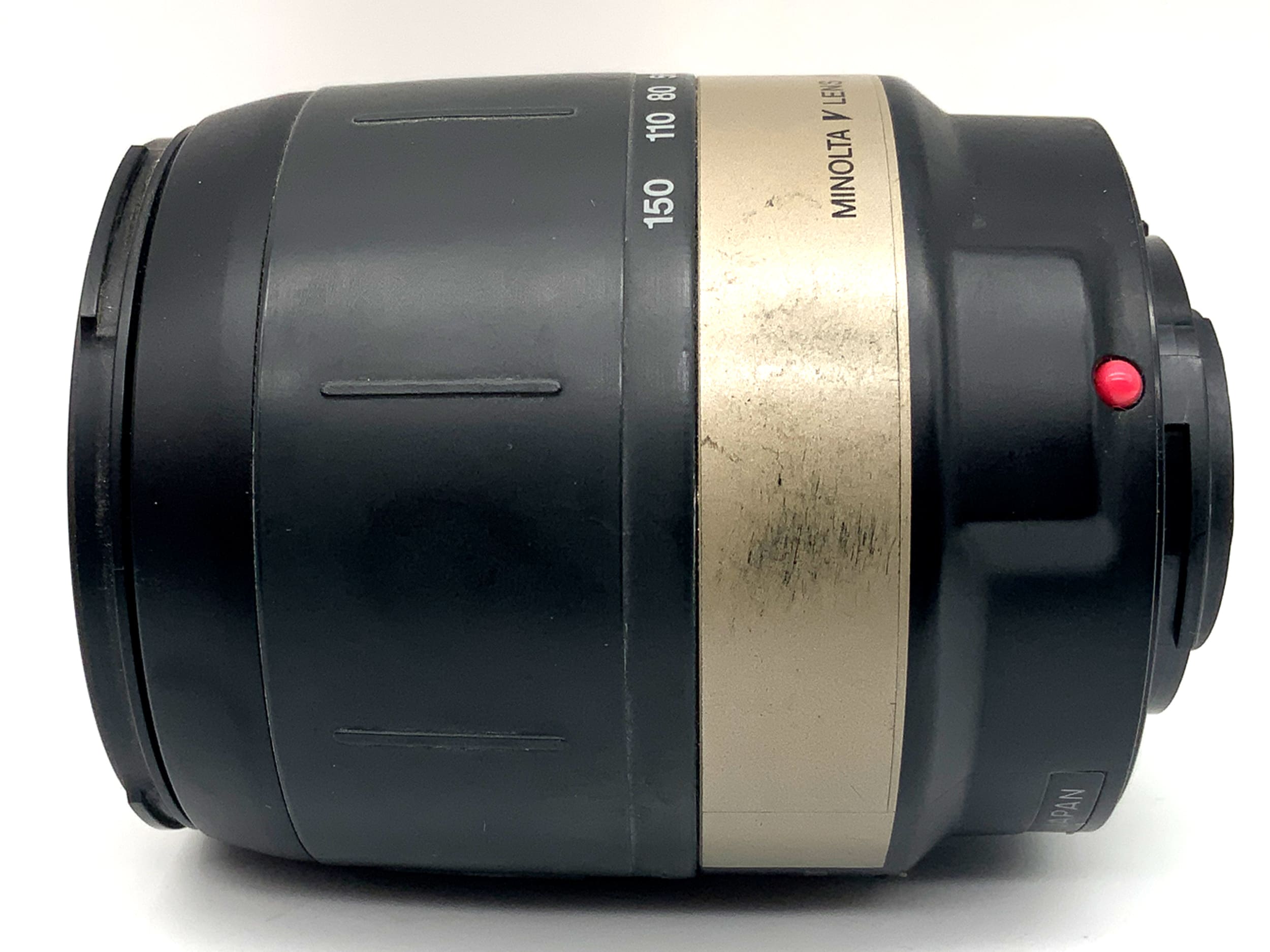 Minolta 25-150mm 1:4.5(22)-6.3 lens V lens AF autofocus (Minolta Vectis)