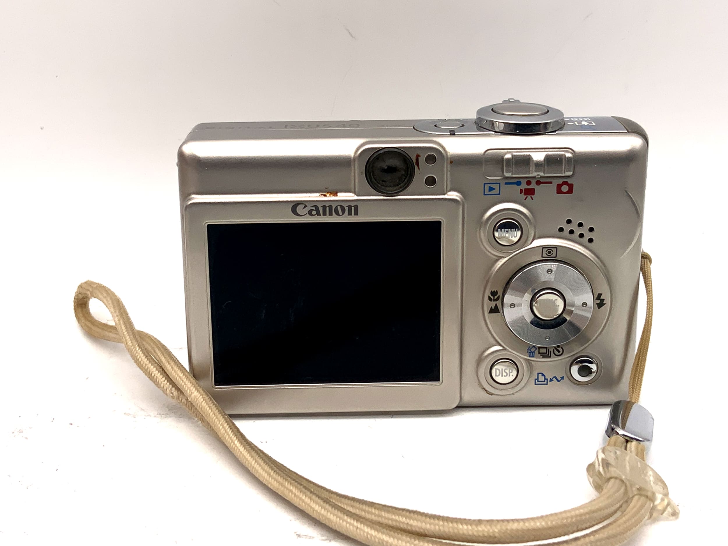 Appareil photo numérique compact Canon IXUS 40 avec triple objectif 5,8-17,4 mm f/2,8-4,9.