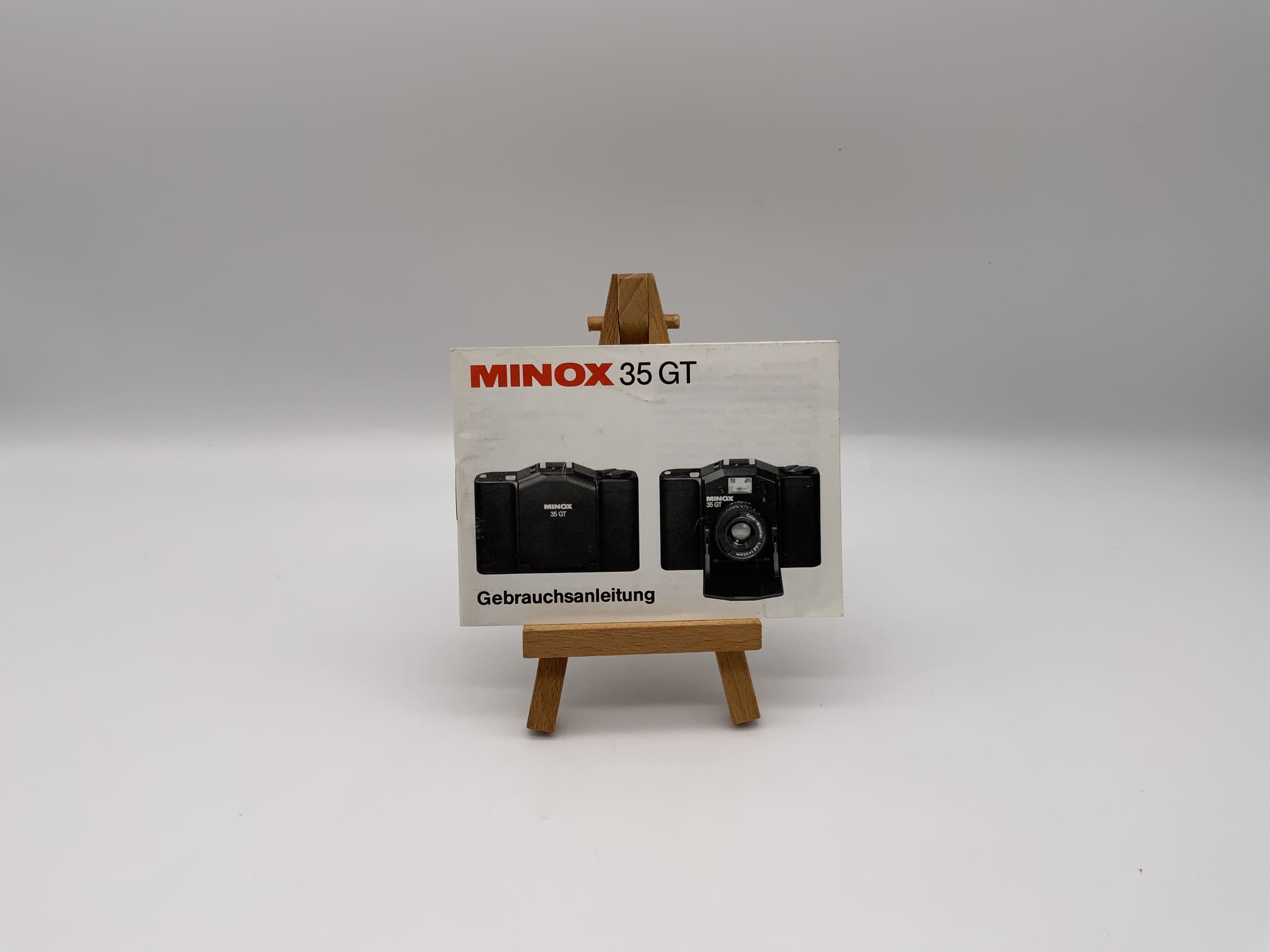 Manuel d'utilisation du Minox 35 GT (version allemande)