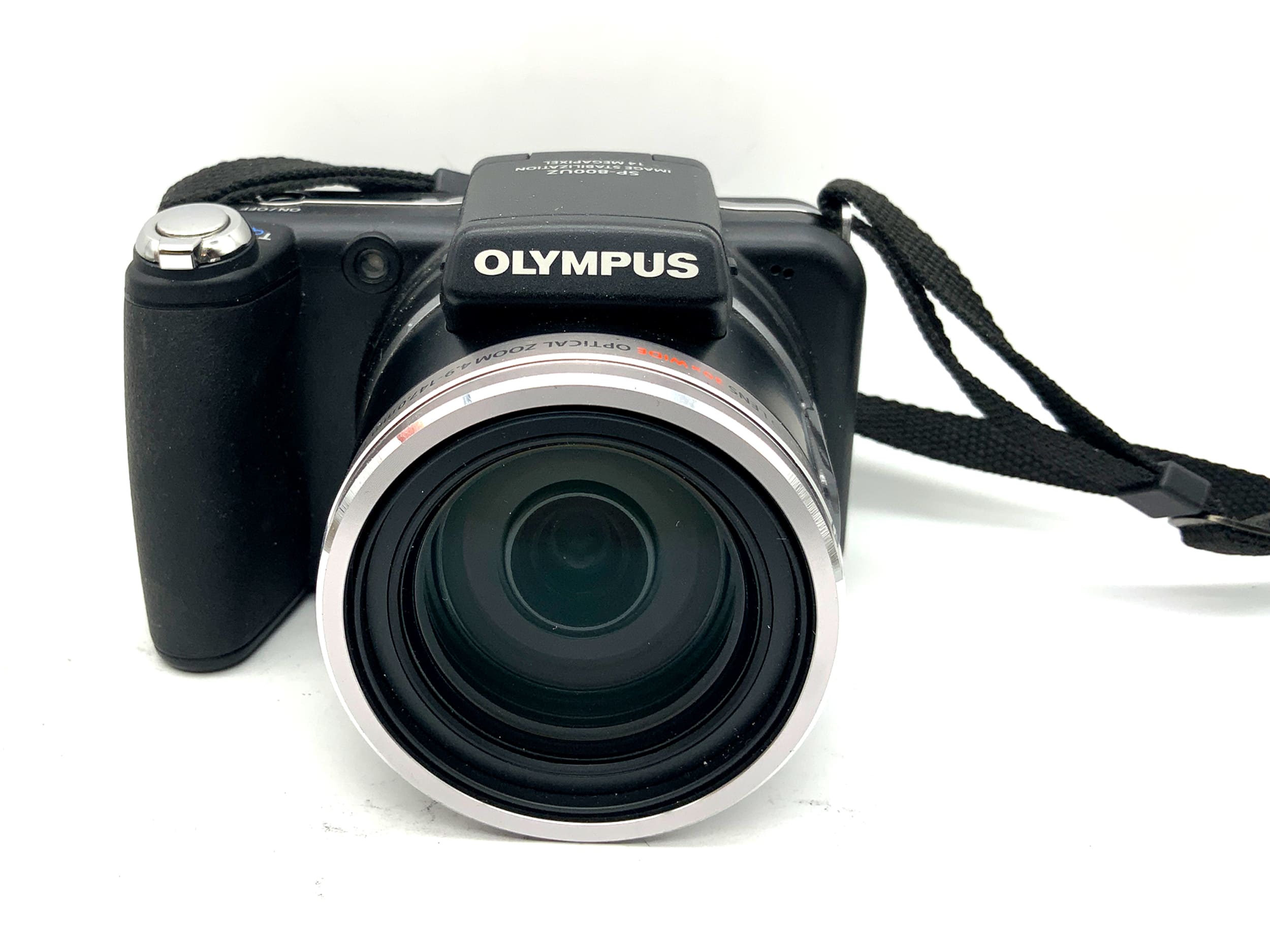 Olympus SP-800UZ bridge camera with ED Lens 30x 4.9-147.0mm 1:2.8-5.6 14.0 MP IS