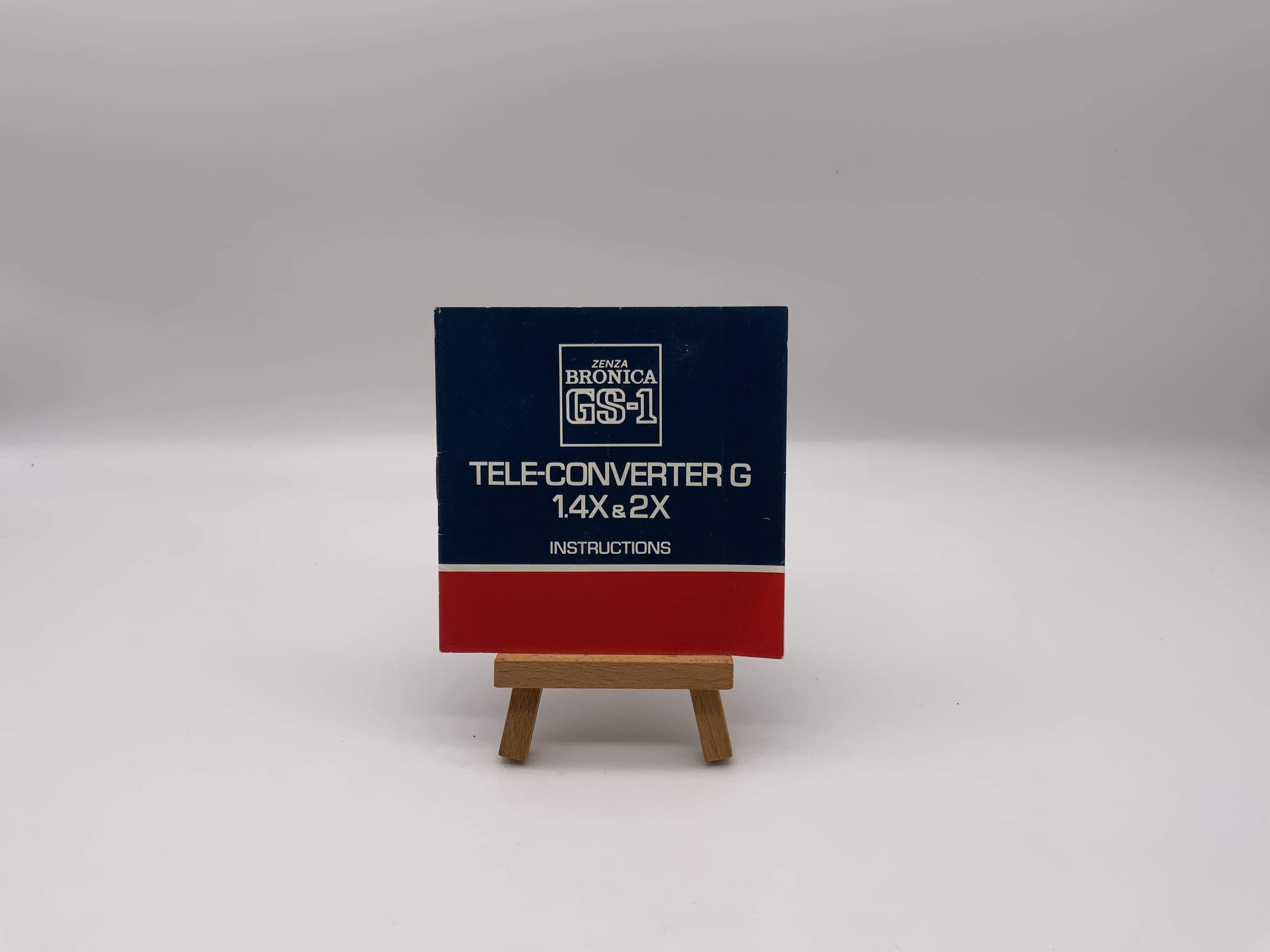 Manuel d'utilisation du convertisseur Bronica GS-1 Tele 1.4X et 2X (allemand)