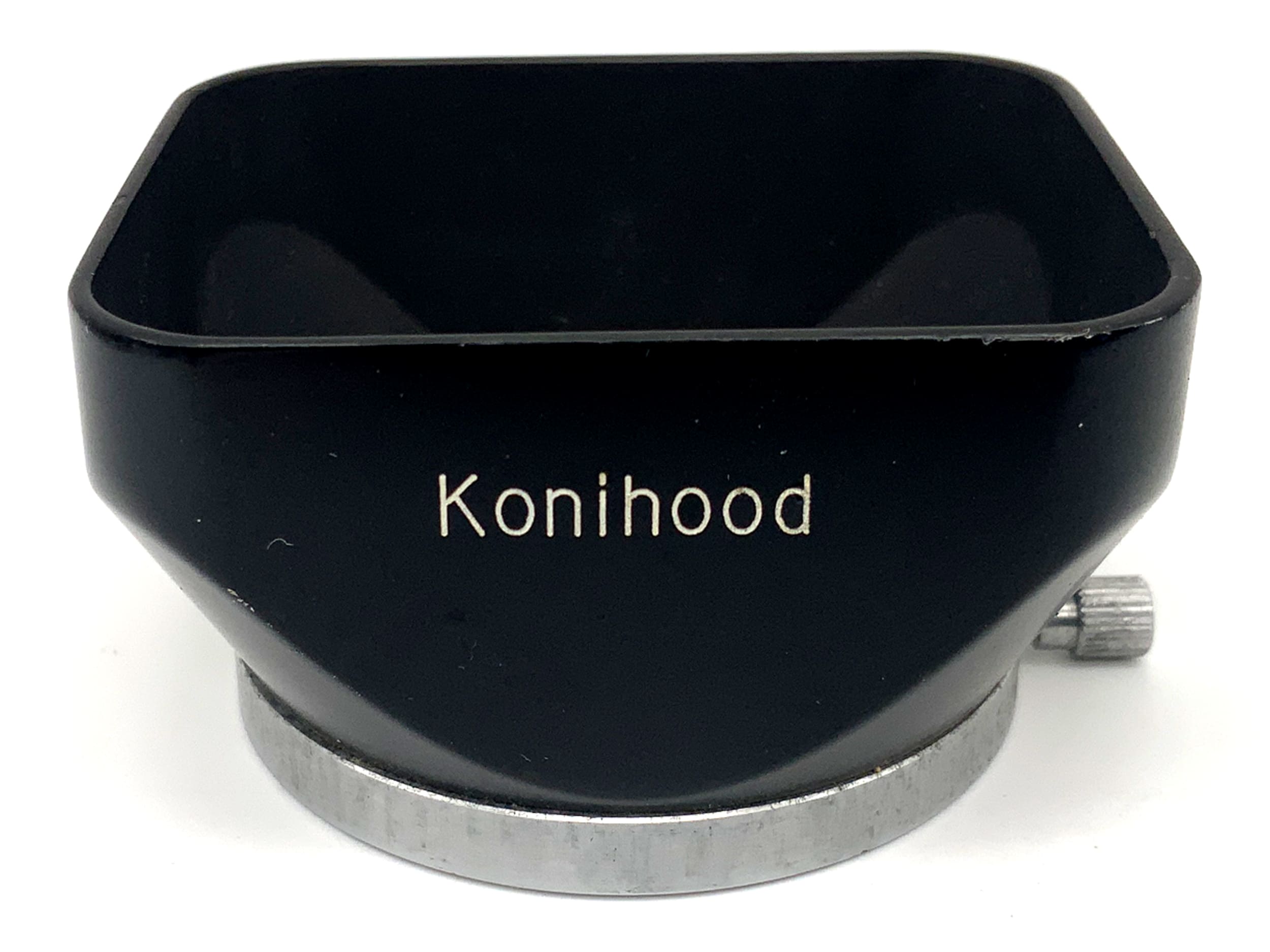 Konihood 37mm inner diameter lens hood, metal, Konica sun visor