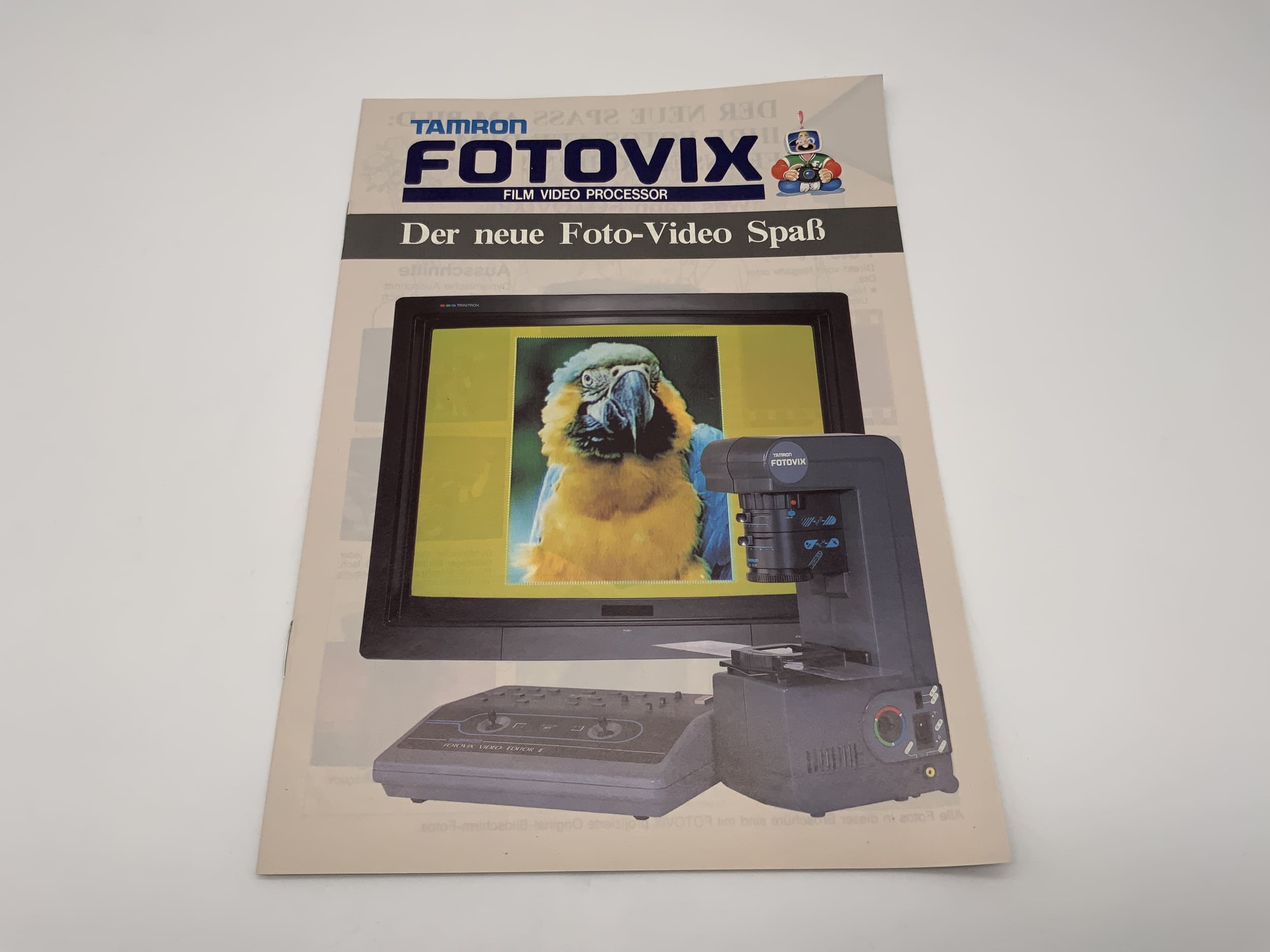 Manuel d'utilisation du processeur vidéo Tamron Fotovix (allemand)