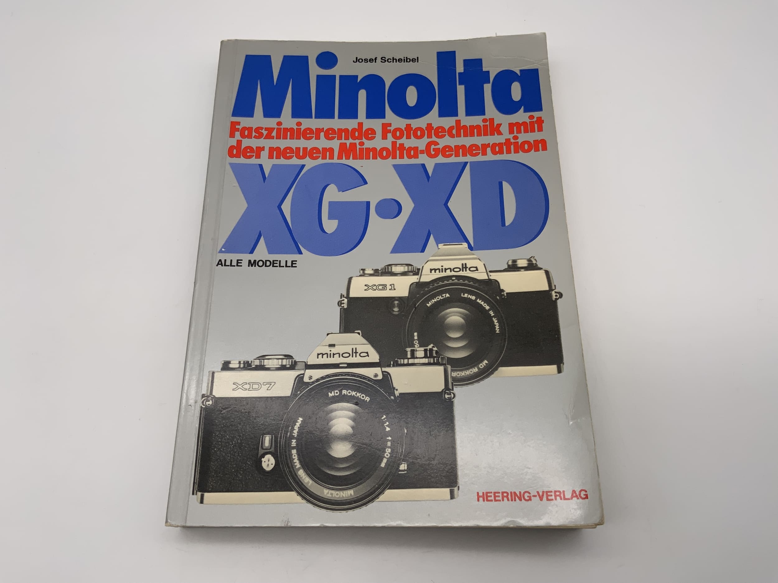 Appareils photo Minolta XD et XG, tous modèles, Heering Verlag, Manuel d'utilisation, allemand