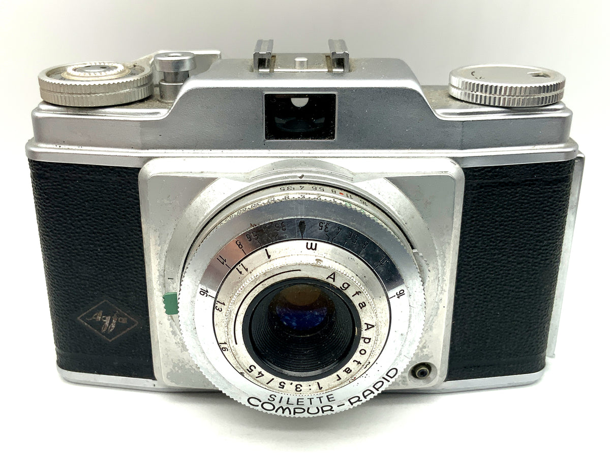 Appareil photo à visée directe Agfa Silette avec objectif Apotar 1:3.5/45 Compur-Rapid analogique