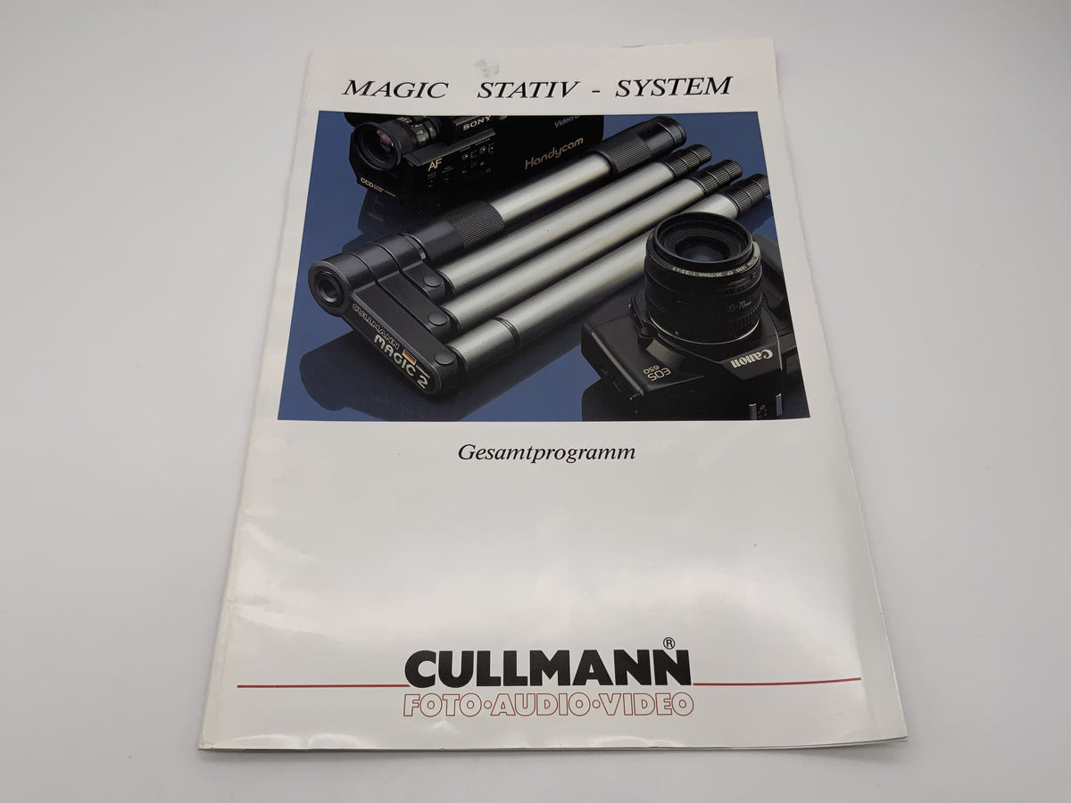 Système de trépied magique Cullmann - Manuel d'utilisation complet (allemand)