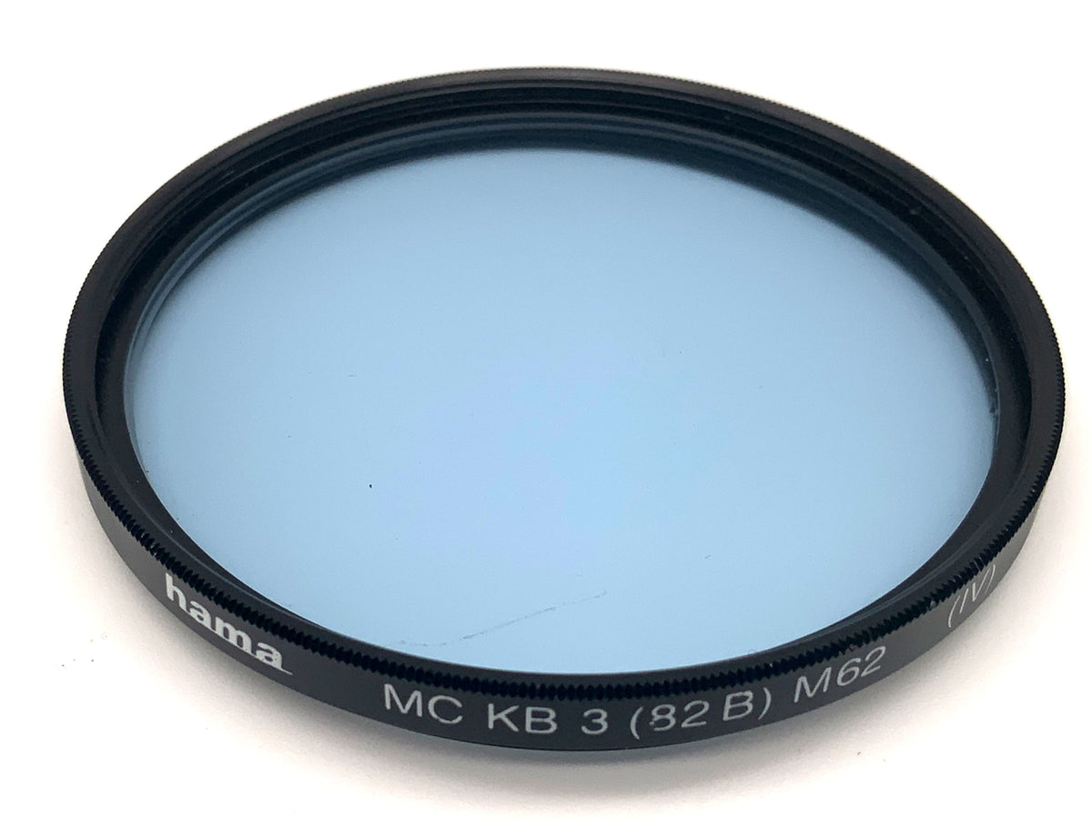 Hama Korrekturfilter MC KB 3 (82B) leicht blau/light blue M62 (IV) Filter 62mm