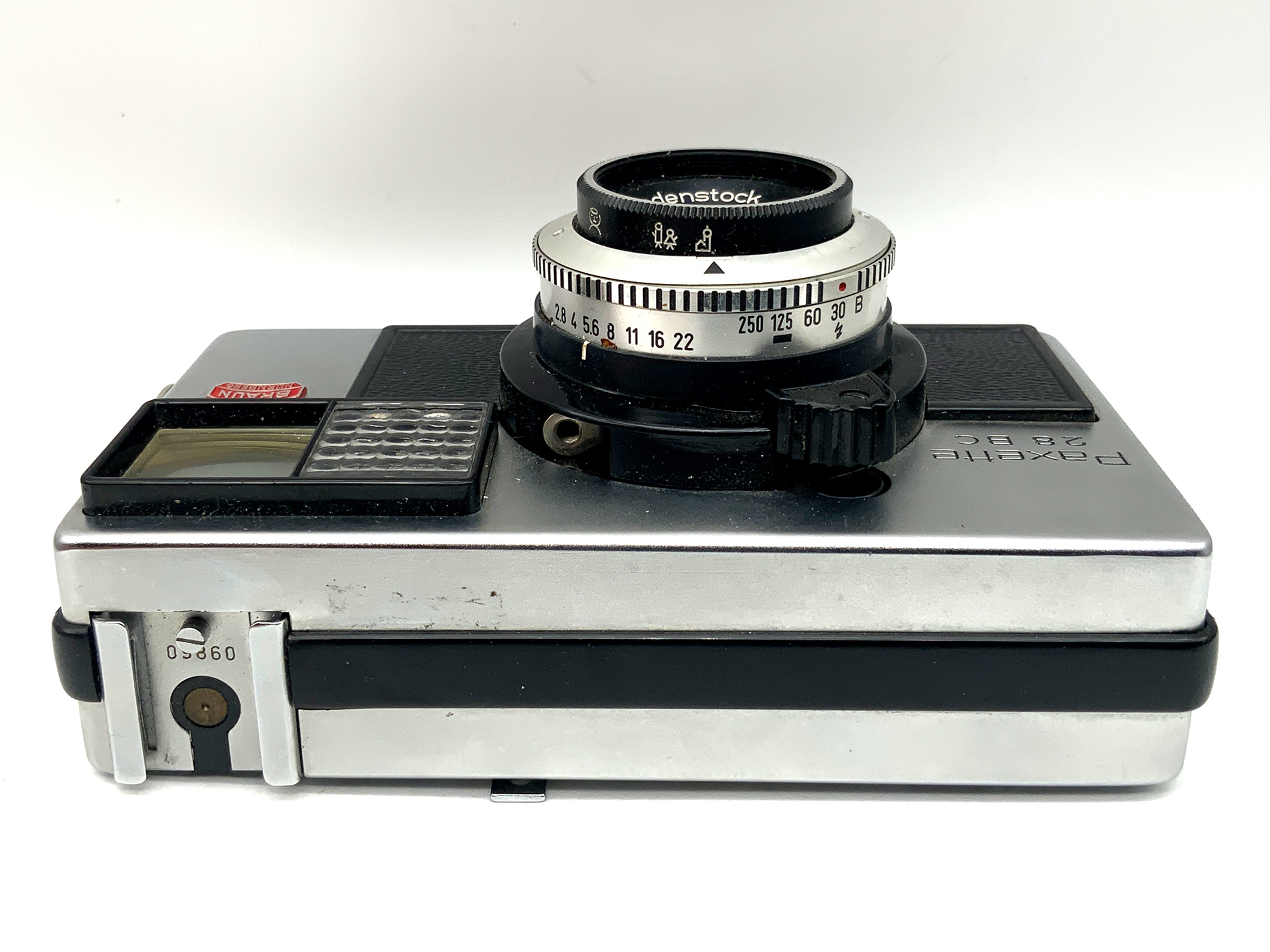 Braun Paxette 28BC viewfinder camera with Trinar 1:2.8/38mm Compur lens! Light meter defective!