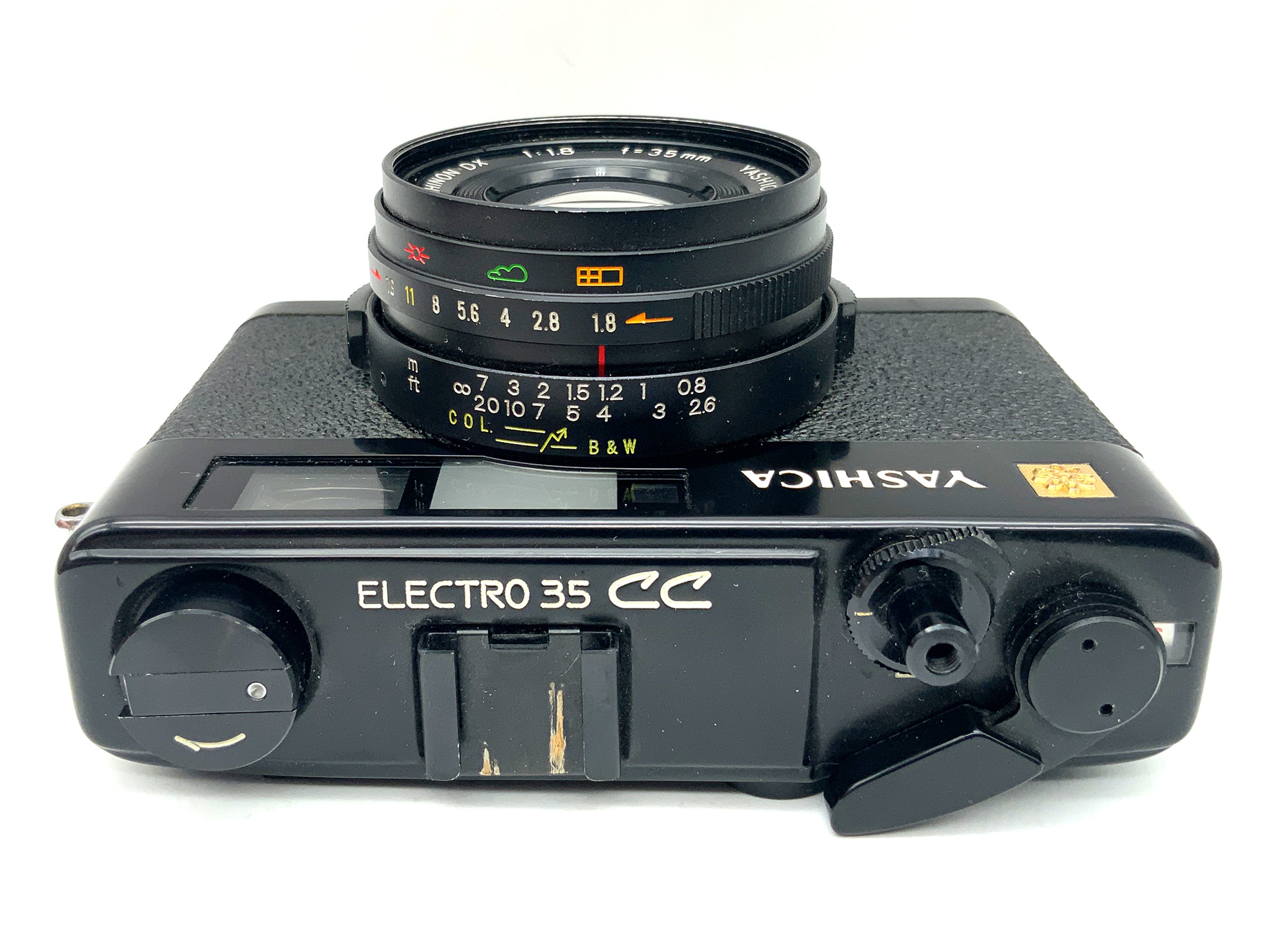 Yashica Electro 35 CC viewfinder camera Color Yashinon DX 1:1.8 f=35mm analogue camera