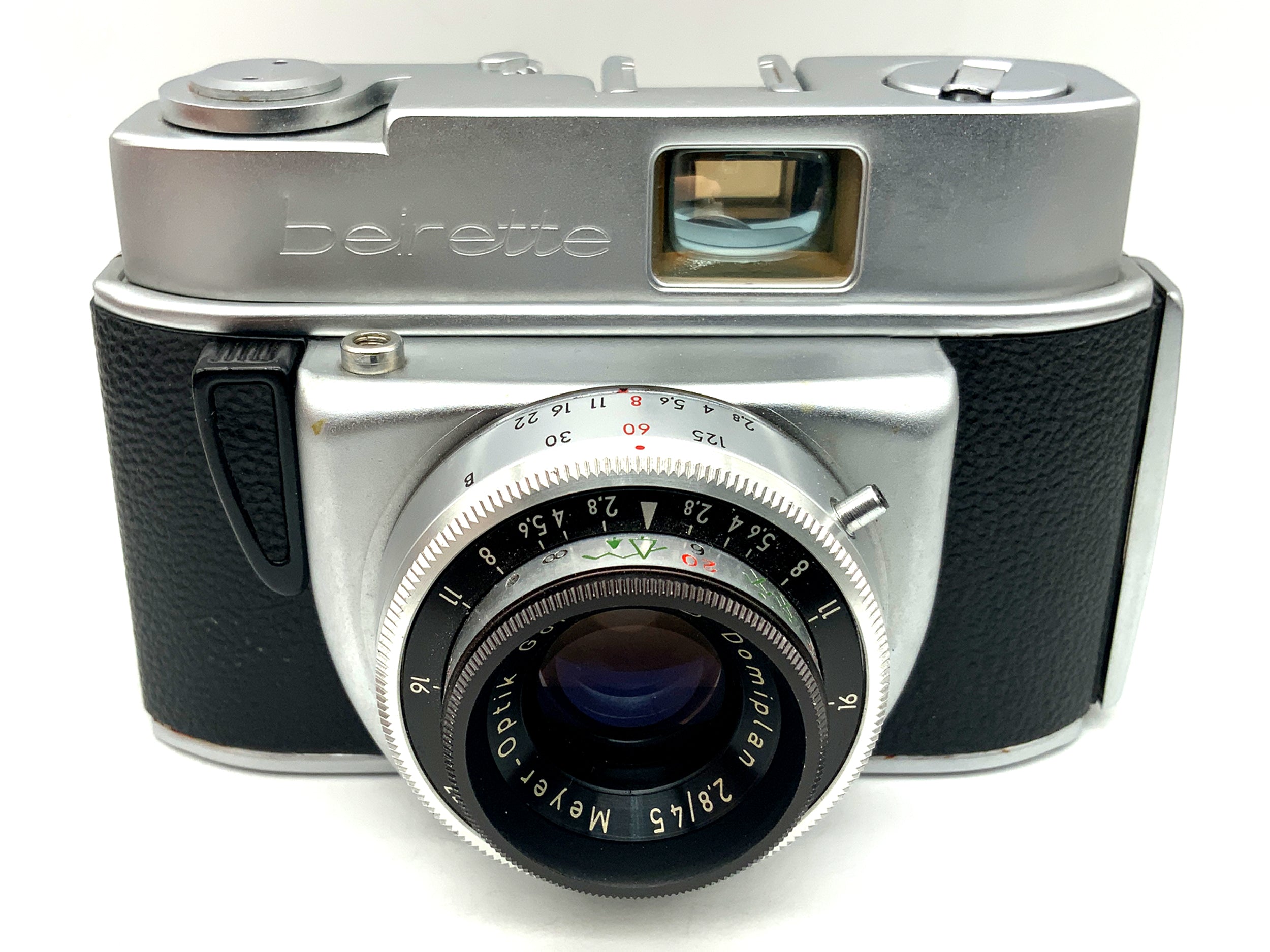 Beier Beirette viewfinder camera with Meyer Optik Domiplan 2.8/45 Priomat analog camera
