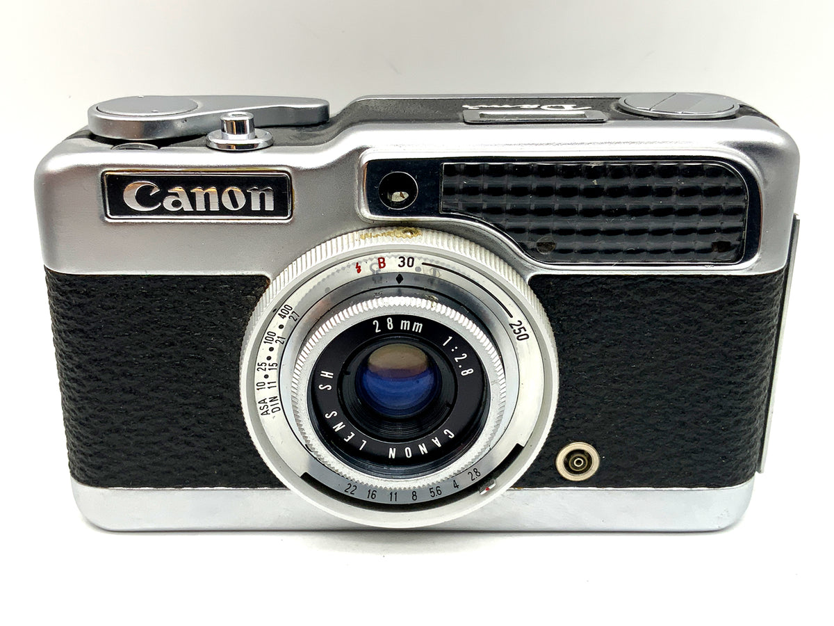 Appareil photo Canon Demi-viseur avec objectif SH 28 mm f/2.8 ! Cellule défectueuse ! Appareil photo demi-format