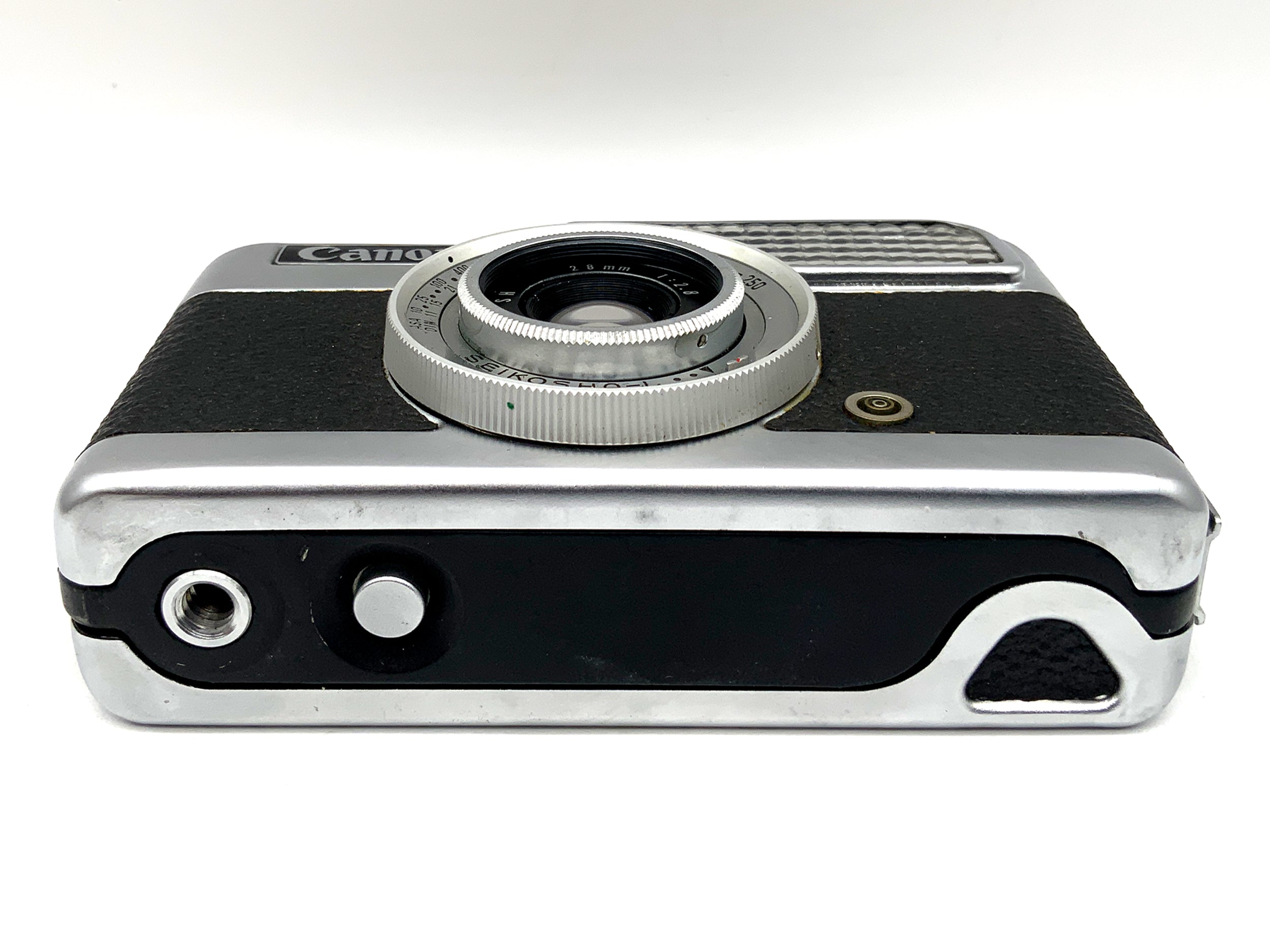 Canon Demi viewfinder camera with SH 28mm 1:2.8 lens! Light meter defective! Half-frame camera