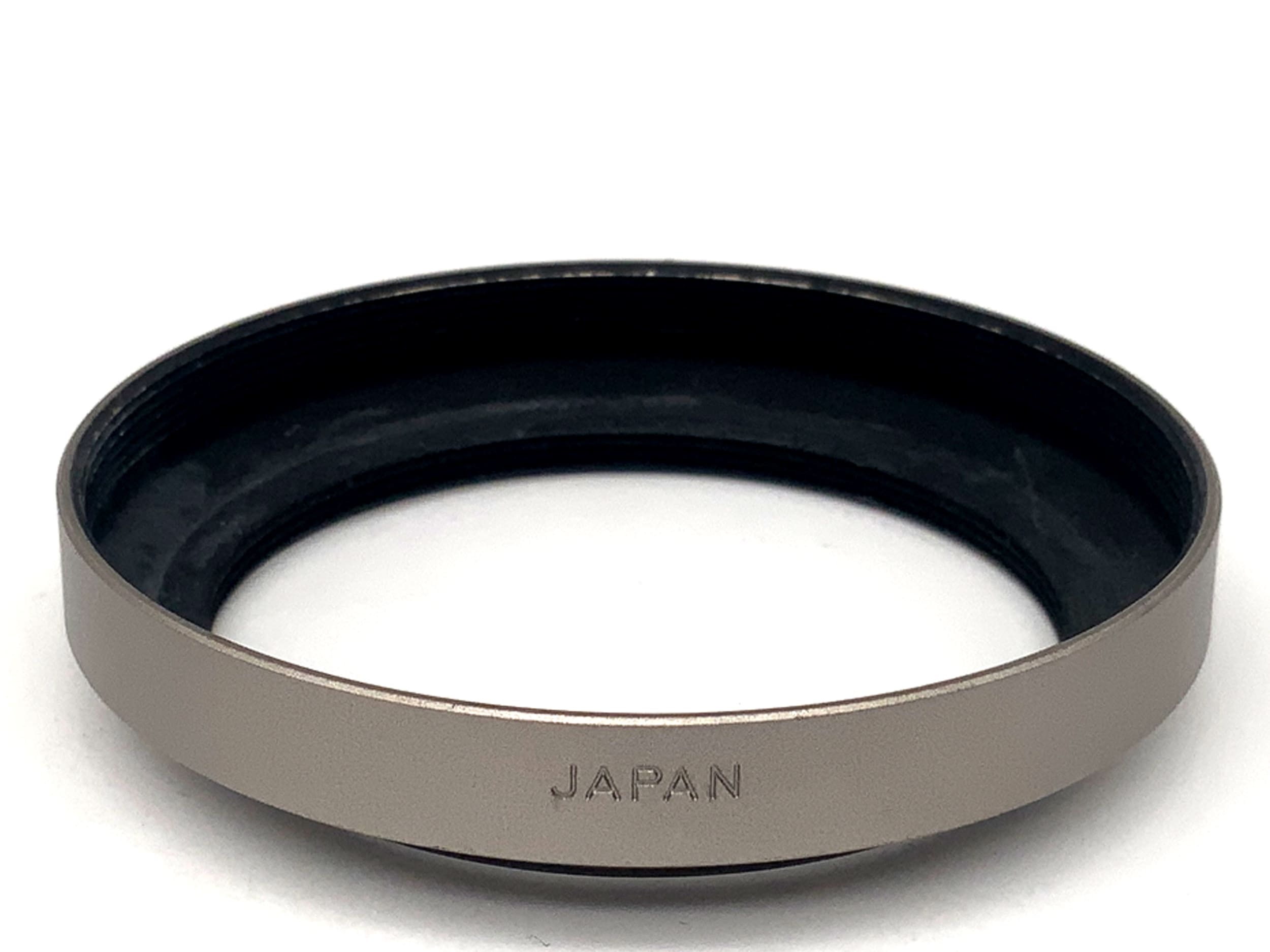 Contax GG-1 Lens Hood Metal Hood Silver for 28mm &amp; 35mm Lenses