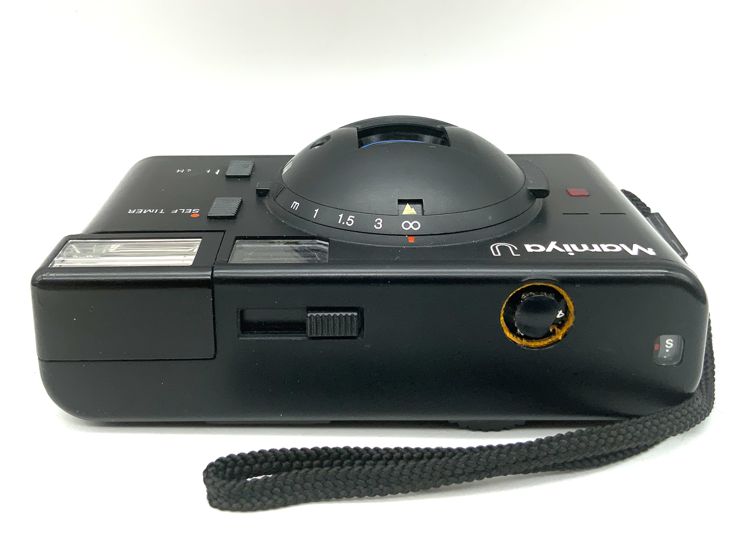 Appareil photo compact Mamiya U Point&amp;Shoot avec retardateur ! Flash défectueux ! Appareil photo analogique