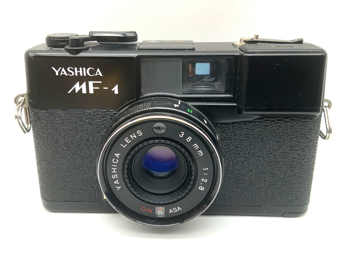 Appareil photo compact Yashica MF-1 avec objectif Yashica 38 mm f/2.8 ! Flash défectueux ! Appareil photo argentique