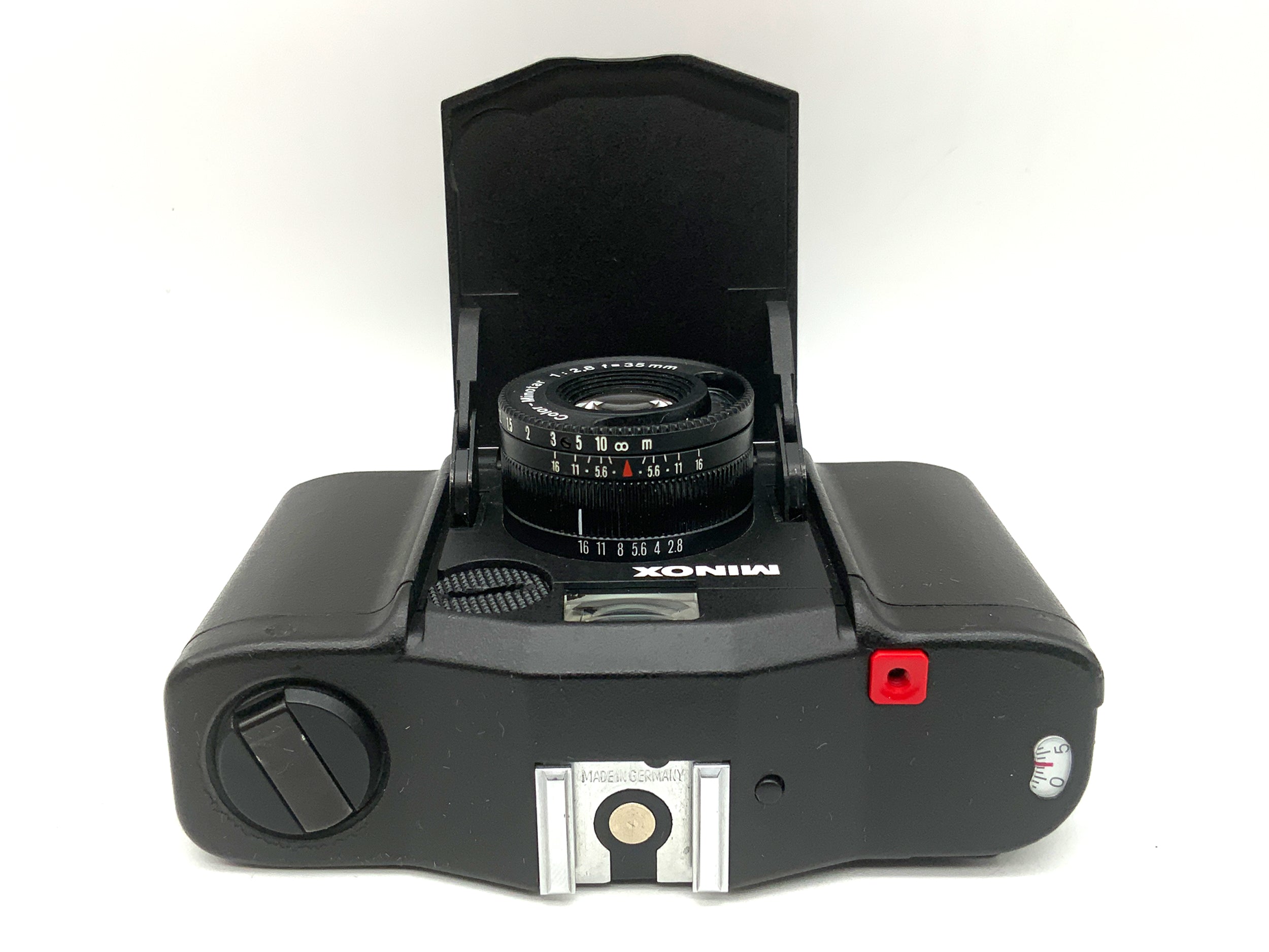 Minox 35 EL Point&amp;Shoot avec objectif couleur Minotar 1:2.8 f=35mm et étui, appareil photo argentique
