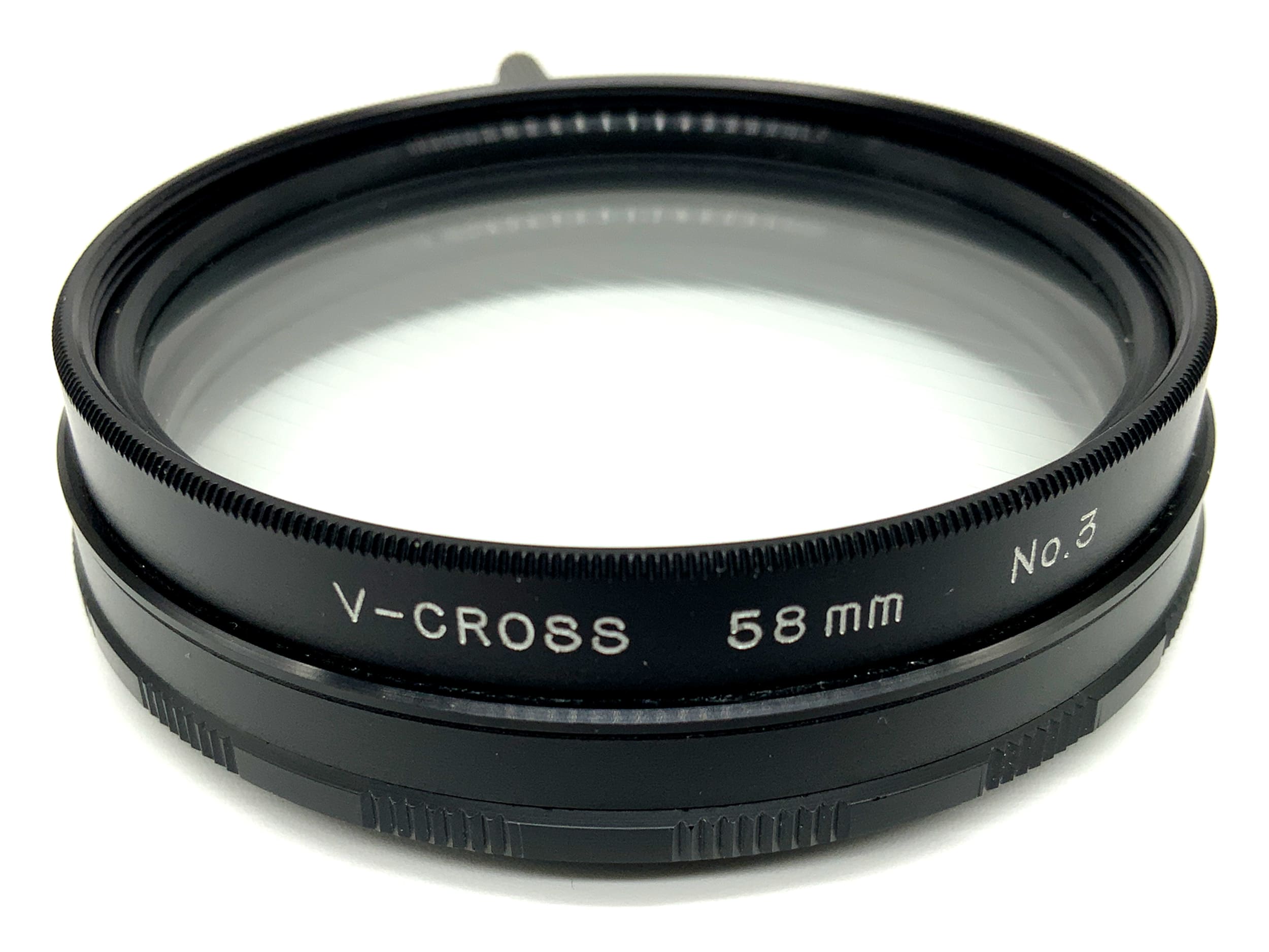 Gitterfiler Effektfilter V-Cross No.3 Filter 58mm Kreisförmig Filtergewinde