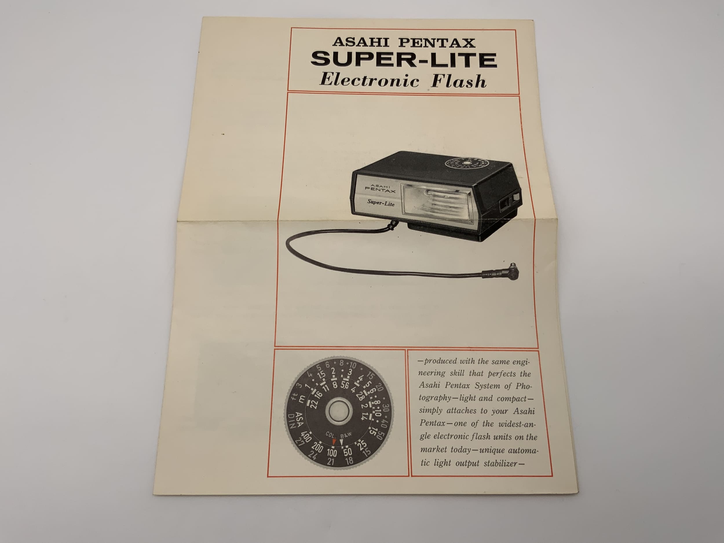 Pentax Super-Lite Electronic Flash Asahi User Manual German