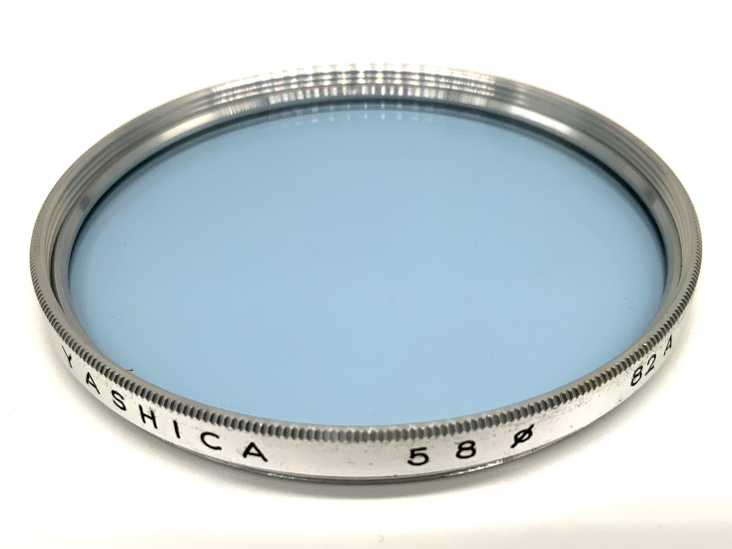 Yashica Farbfilter 82A hell blau/light blue Filter 58mm Filtergewinde