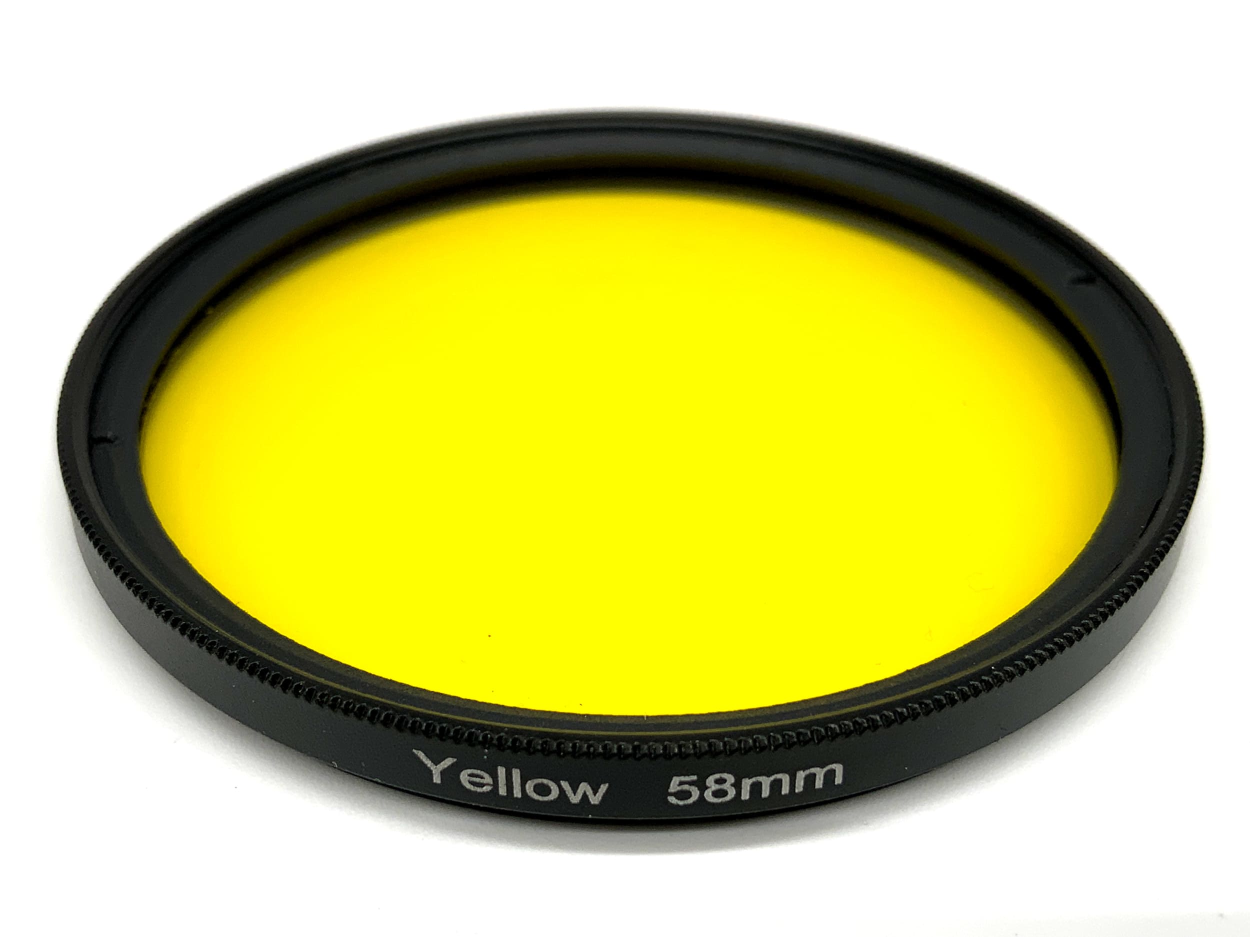 Farbfilter gelb/yellow Filter 58mm Kreisförmig Filtergewinde
