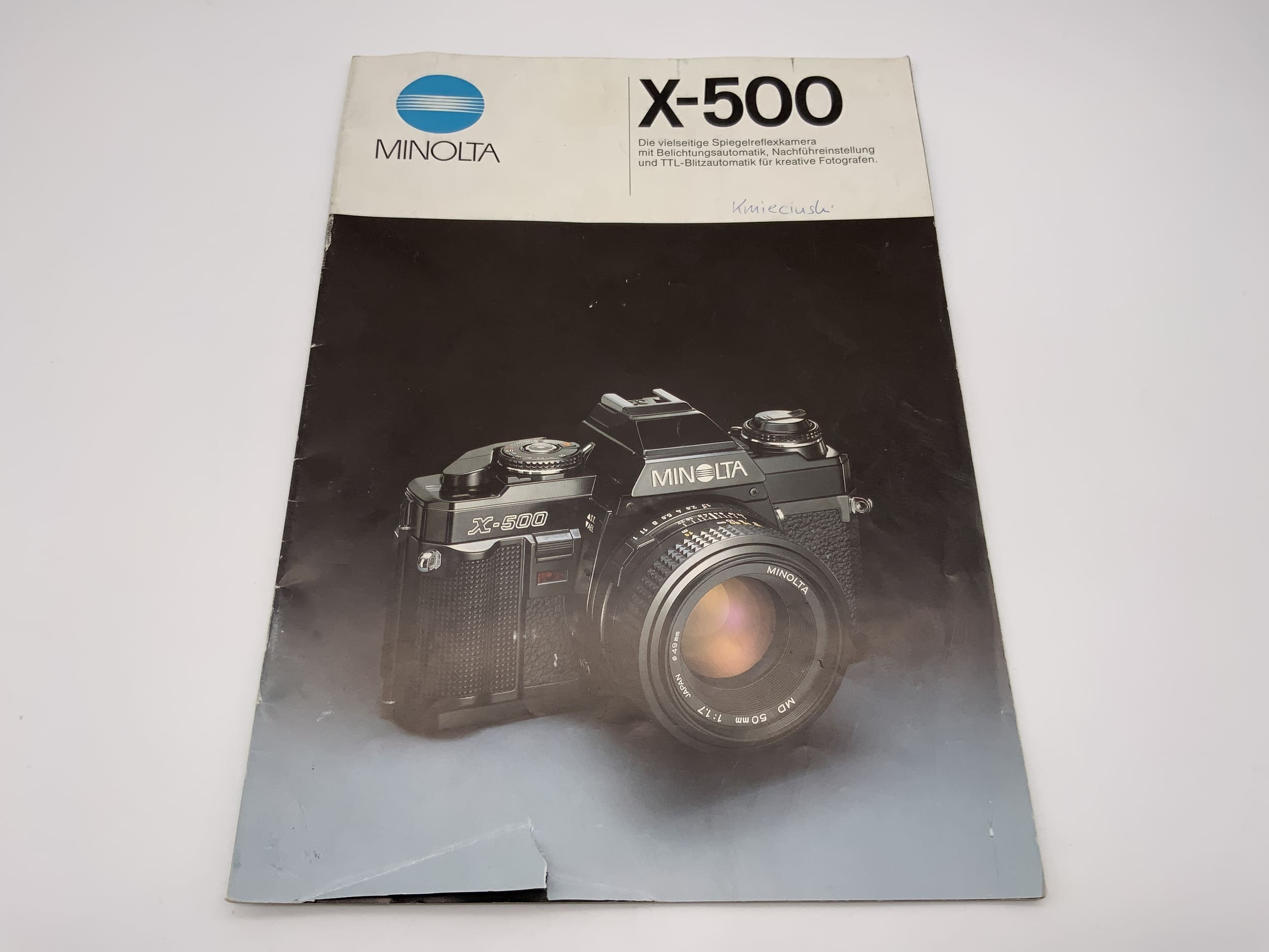 Minolta X-500 Brochure German User Manual