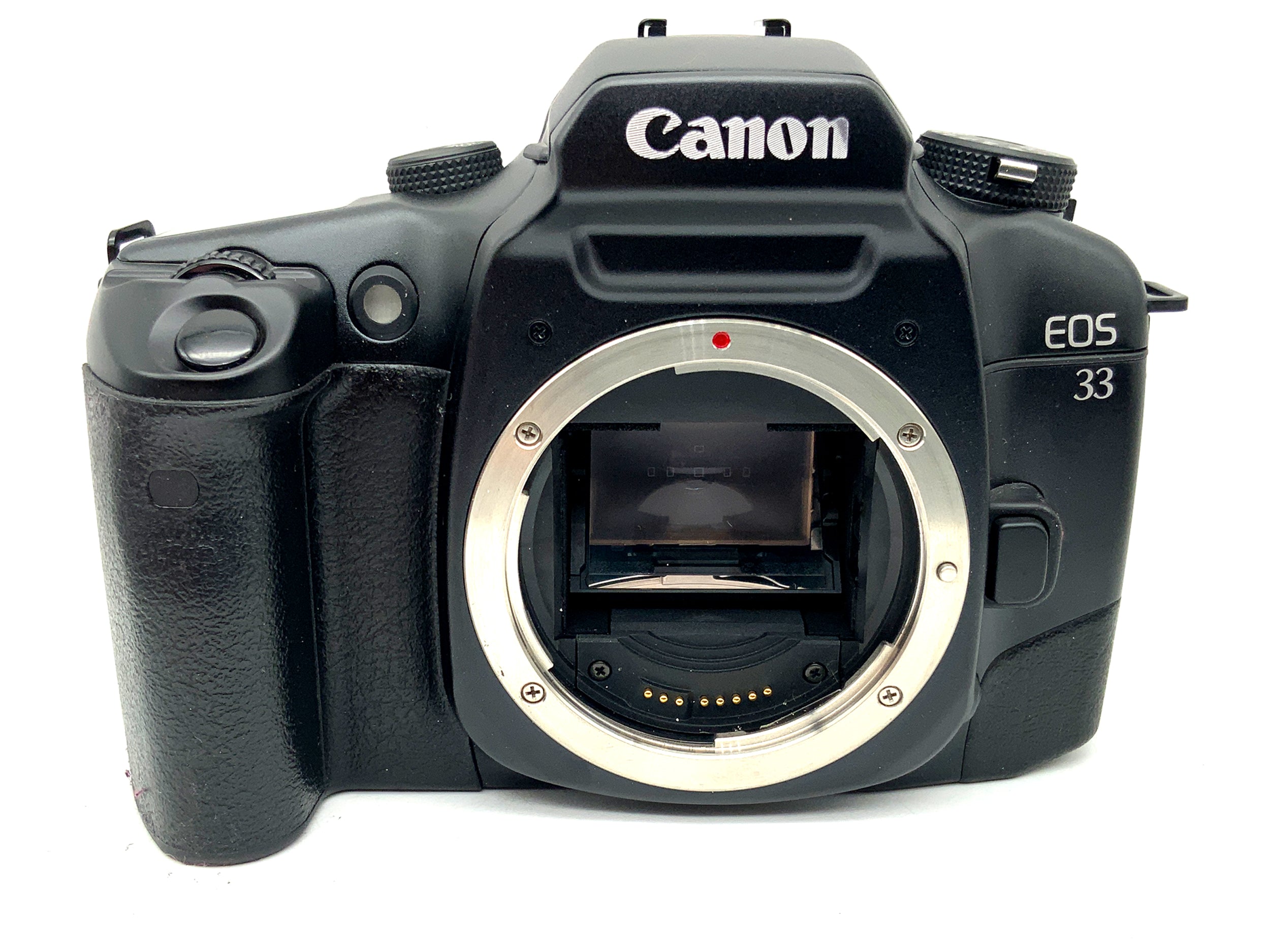 Boîtier reflex Canon EOS 33 avec objectif dans son emballage d'origine, boîtier argentique reflex 35 mm (Canon EF)