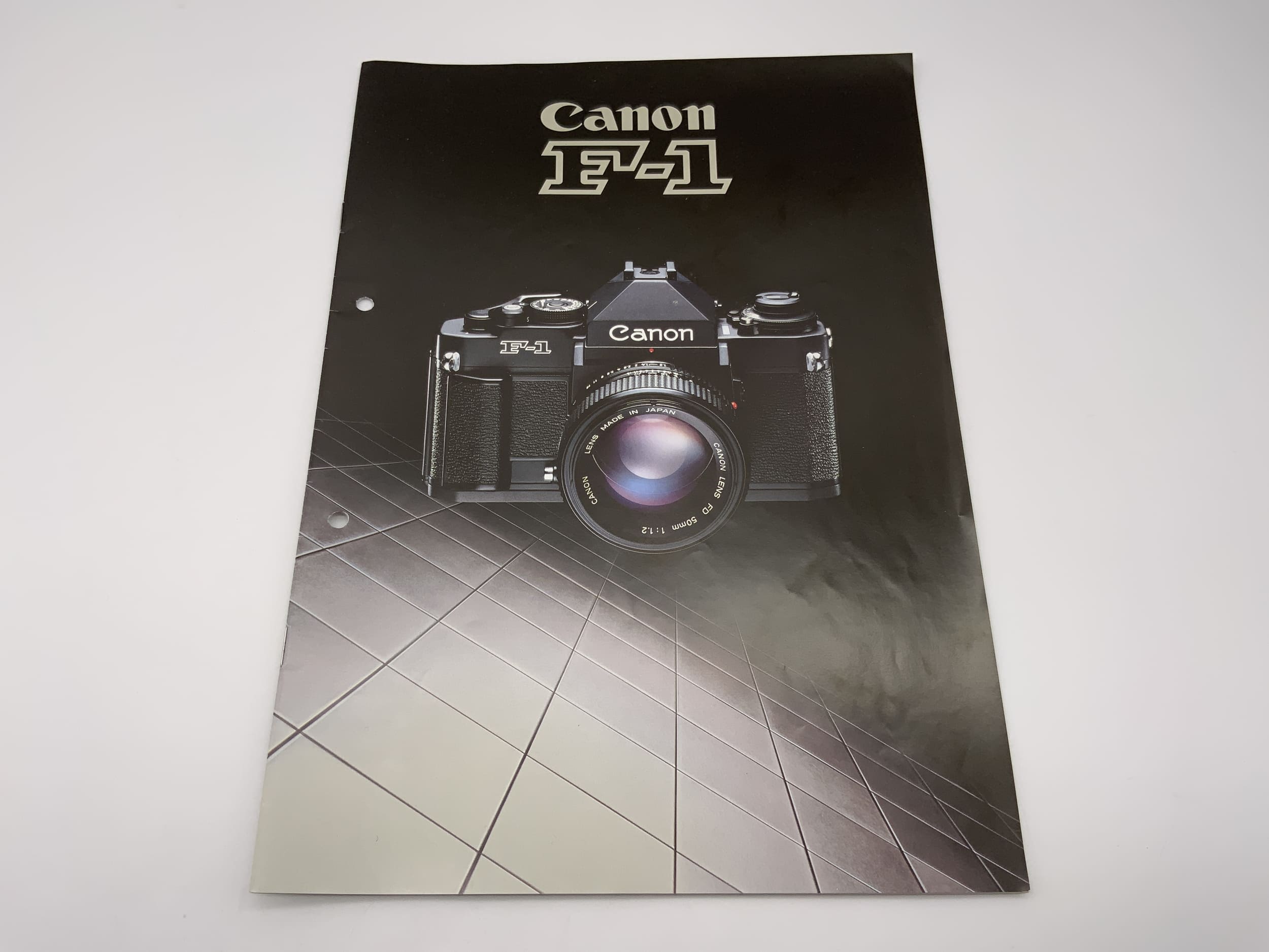 Canon F-1 Product Information Brochure German Magazine Journal