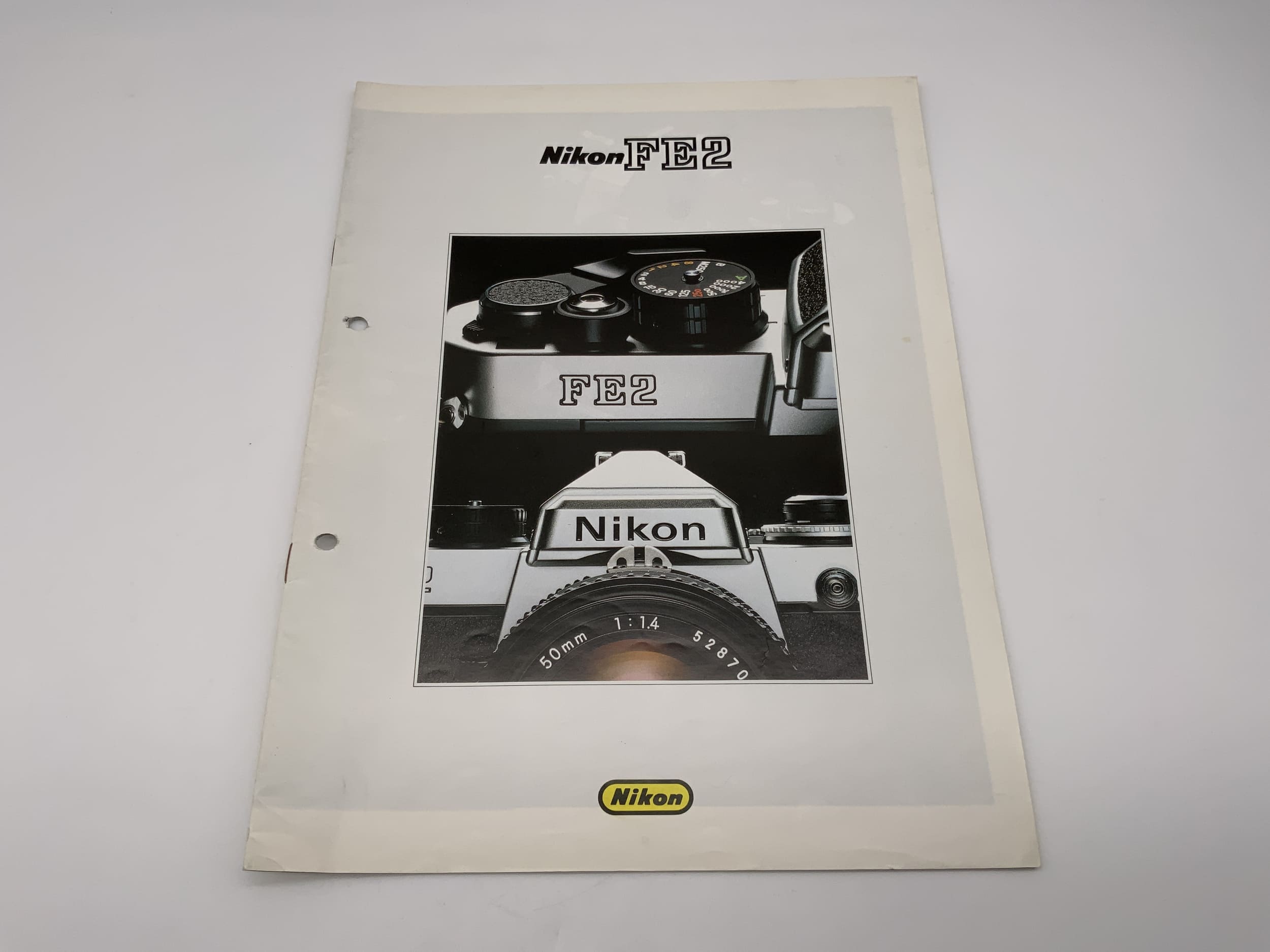Nikon FE2 Product Information Brochure German Magazine Journal