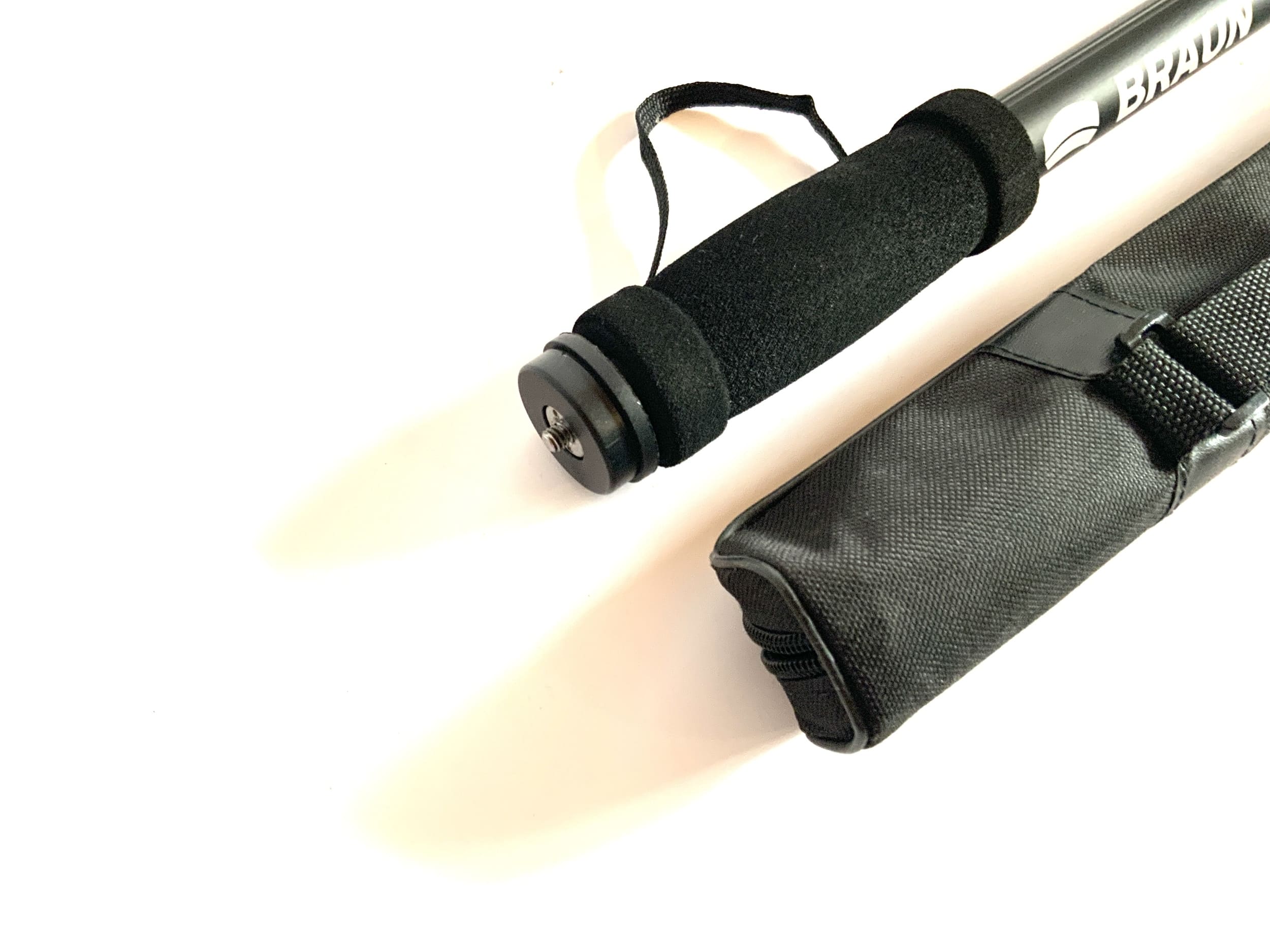 Monopode Braun 1001 noir avec sac, trépied pour appareil photo