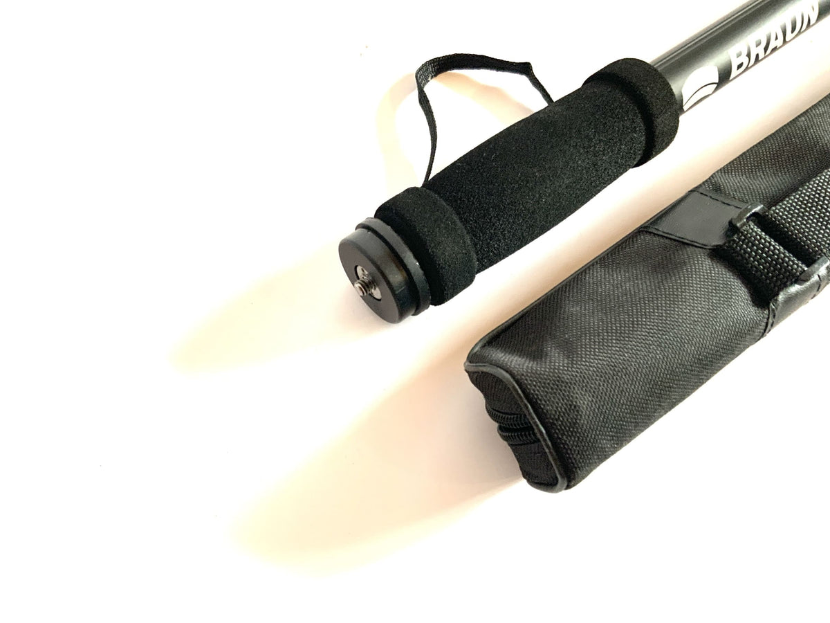 Braun 1001 Monopod black with bag monopod camera tripod
