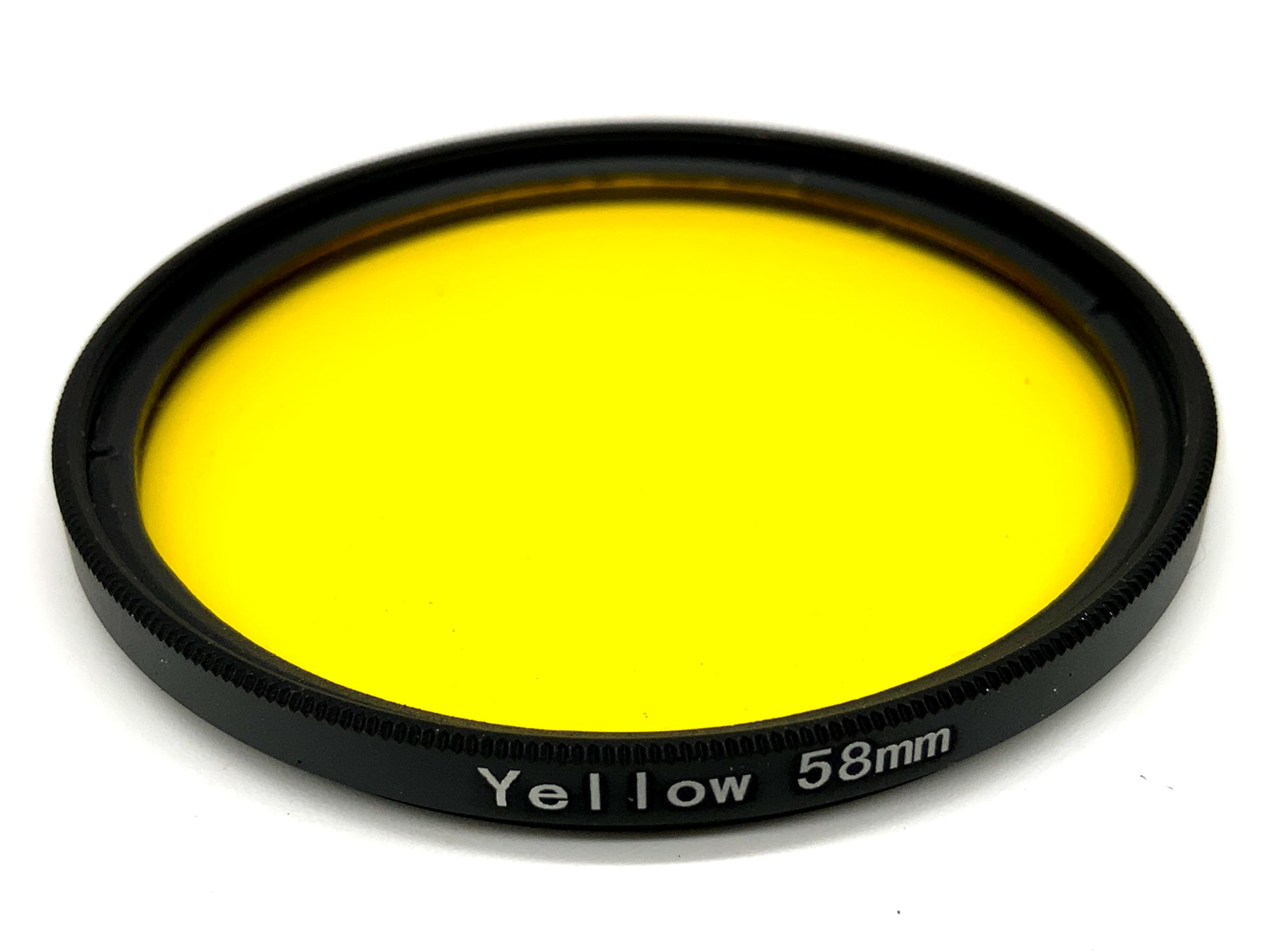 Farbfilter gelb/yellow Filter 58mm Kreisförmig Filtergewinde