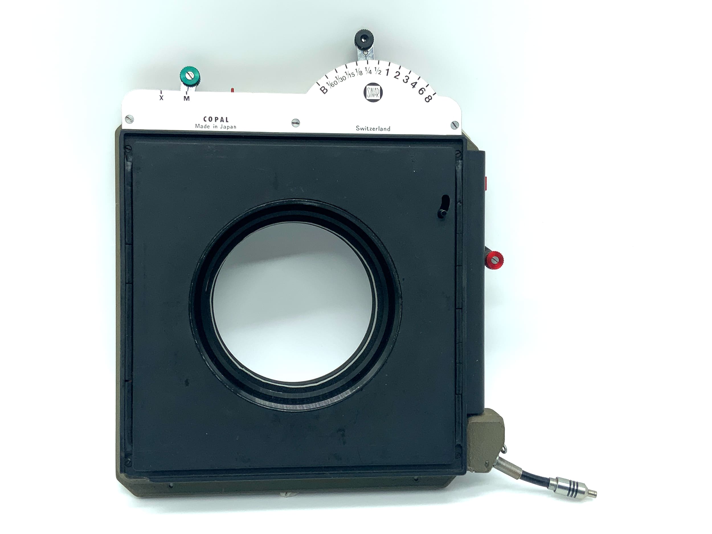 Obturateur arrière de l'objectif Sinar Copal