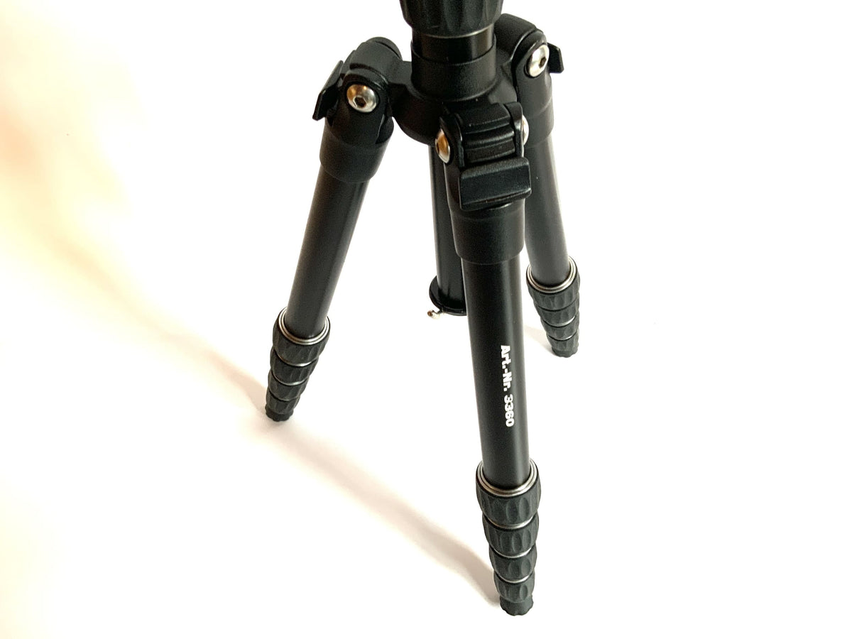 Bilora 3360 TravelLux Tripod, Black, Photo Tripod, Camera Tripod