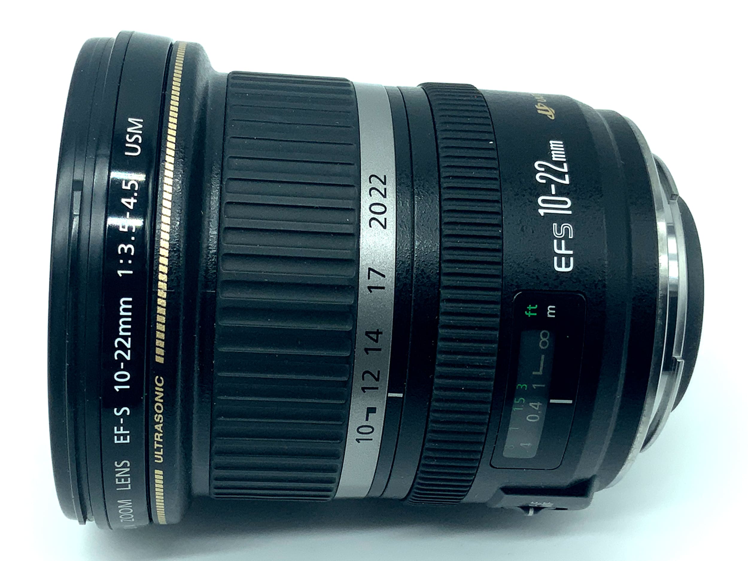 Objectif Canon 10-22 mm 1:3.5-4.5 avec autofocus ultrasonique AF (Canon EF-S)