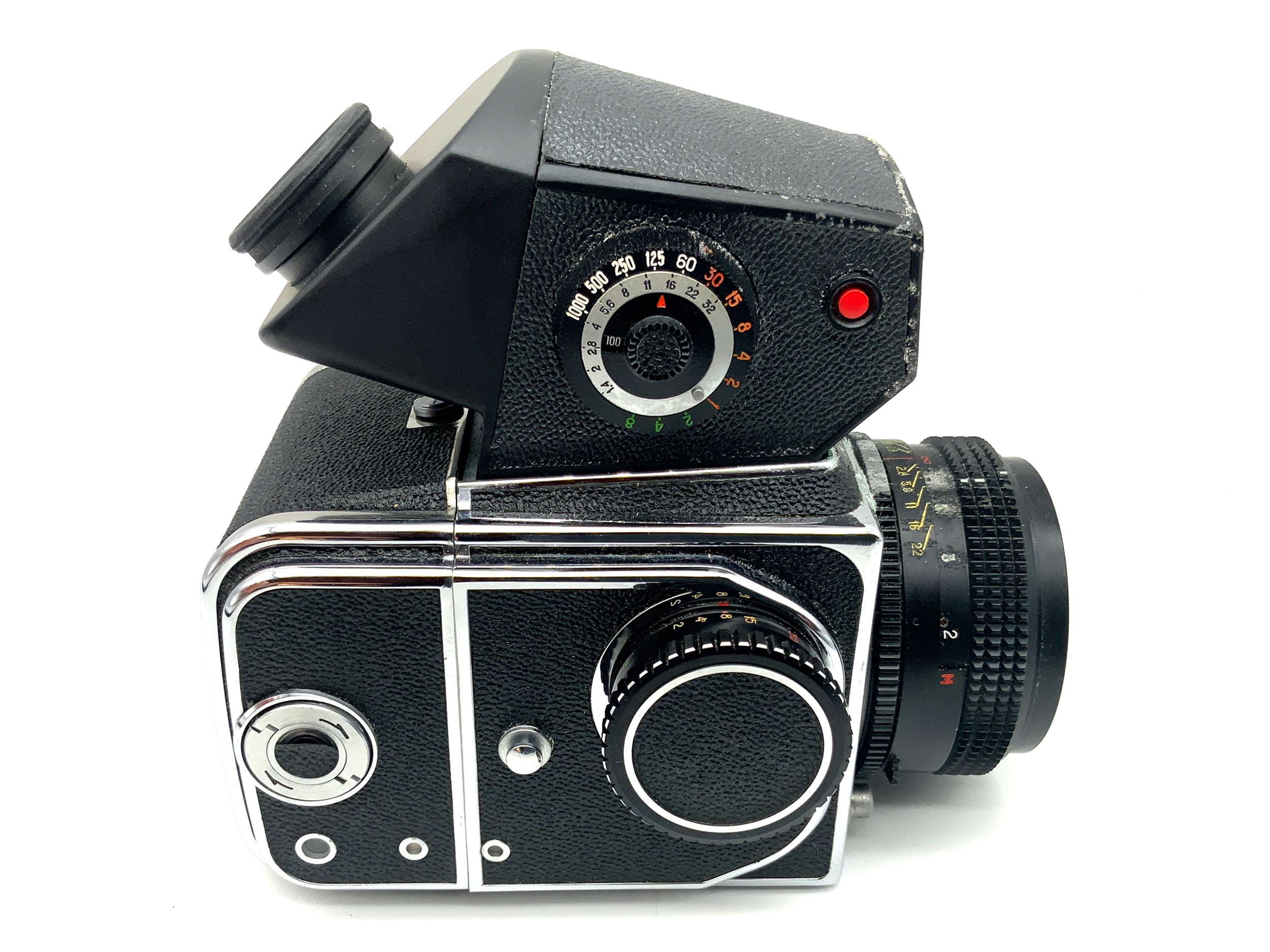 Appareil photo moyen format Arsenal Kiev 88 avec objectif Volna-3 2.8/80 MC et prisme TTL