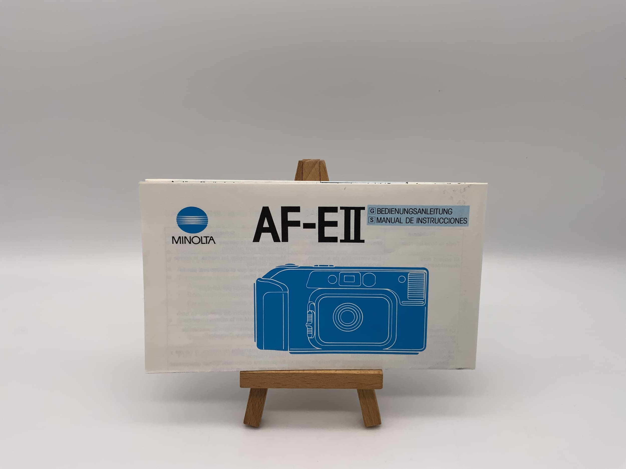 Manuel d'utilisation Minolta AF-EII AF-E2 (en allemand)