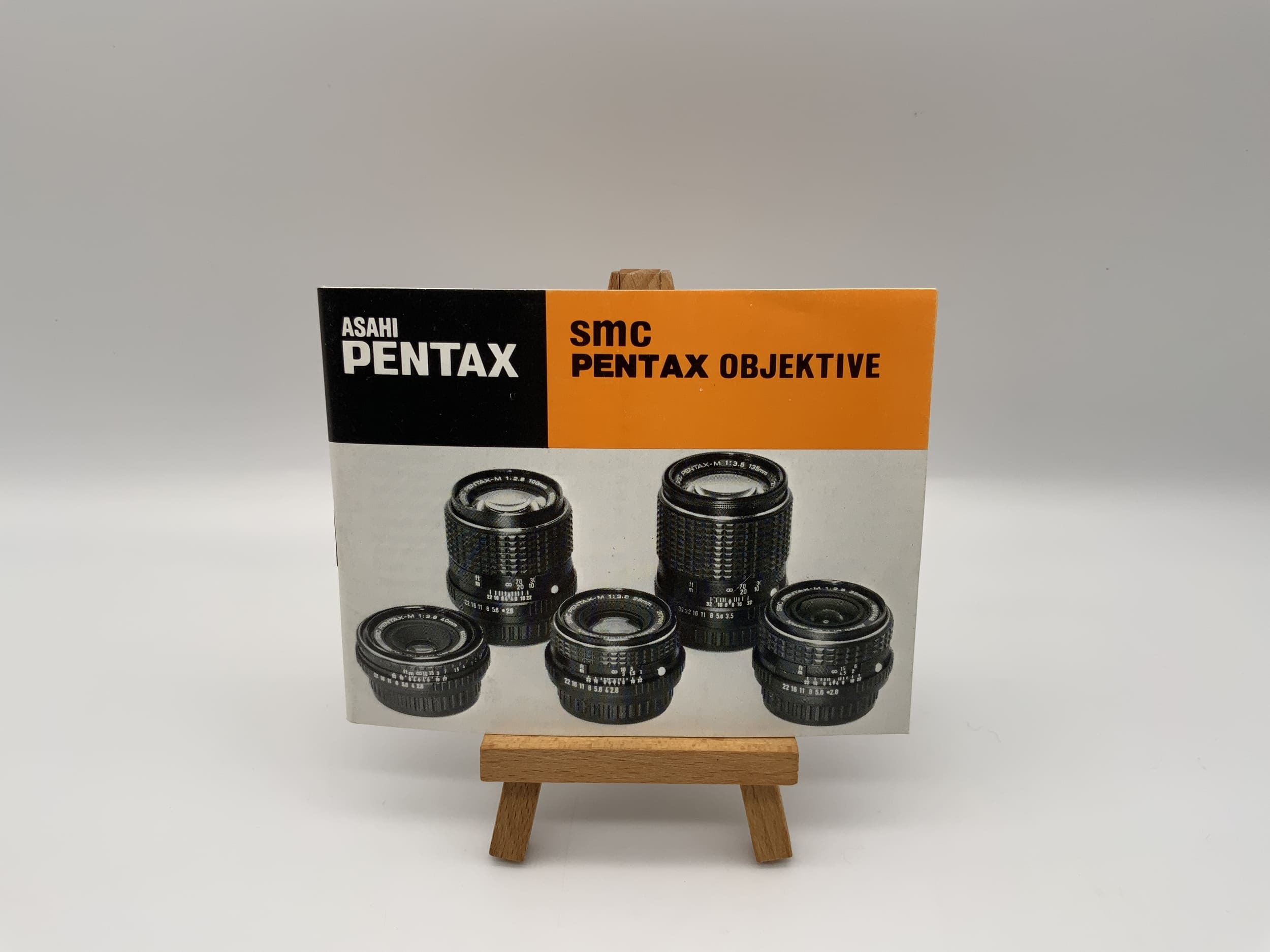 Brochure des objectifs Pentax SMC Asahi Pentax (allemand)