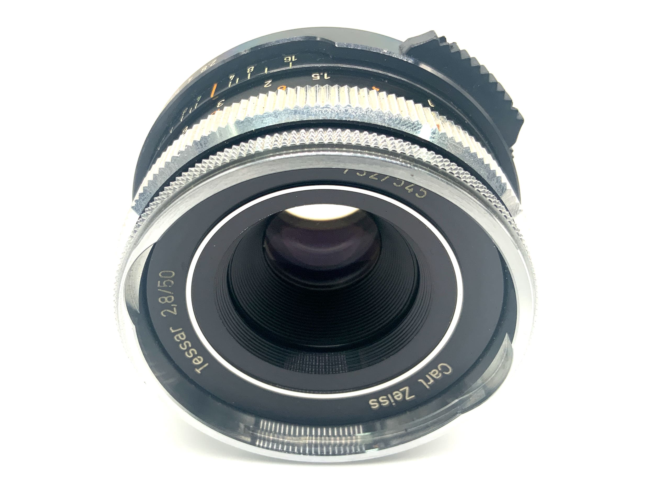 Carl Zeiss Tessar 50mm 1:2.8 Objektiv für Icarex Festbrennweite (M42)