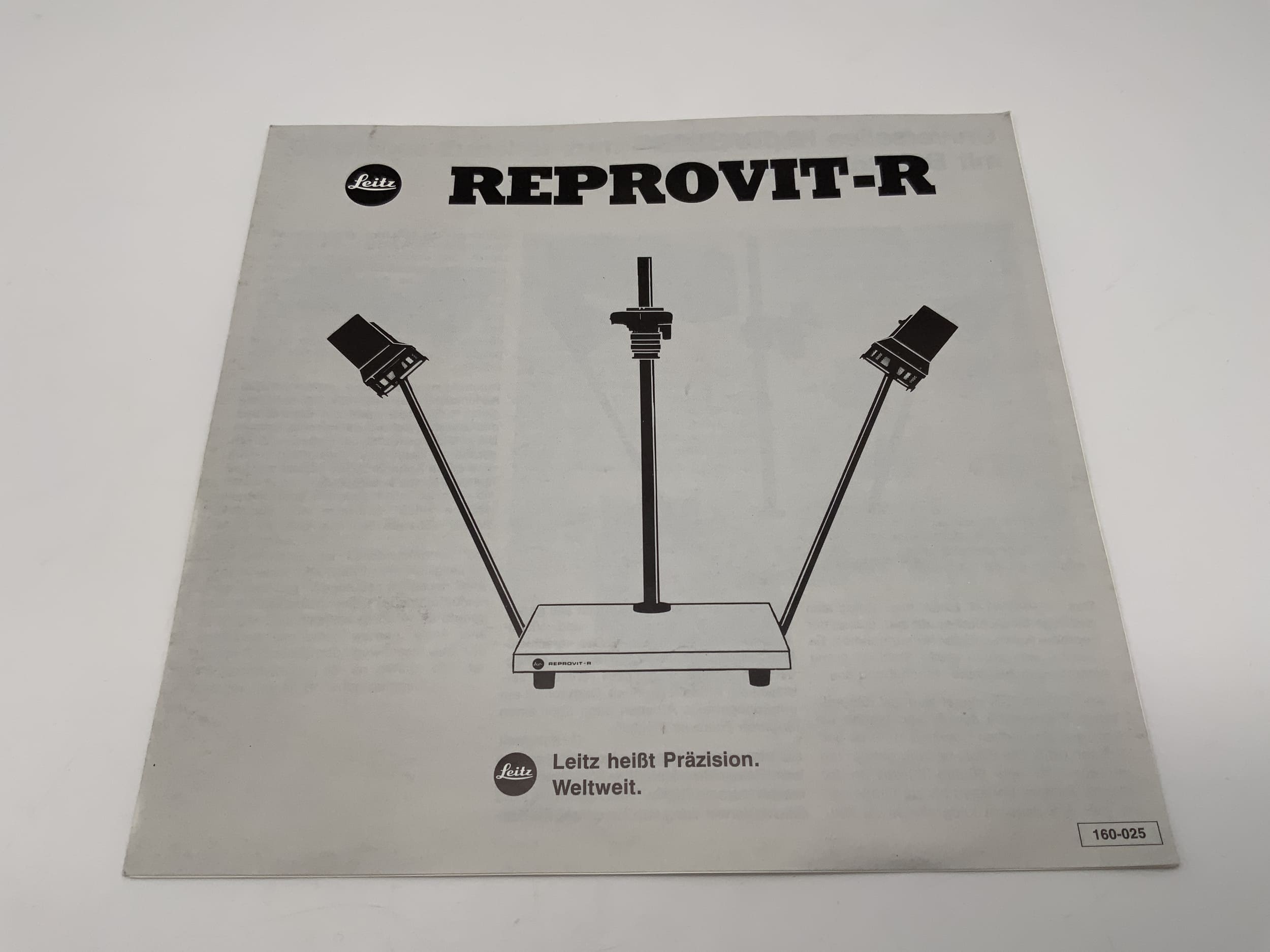 Leitz Reprovit-R (160-025) Operating Instructions German User Manual