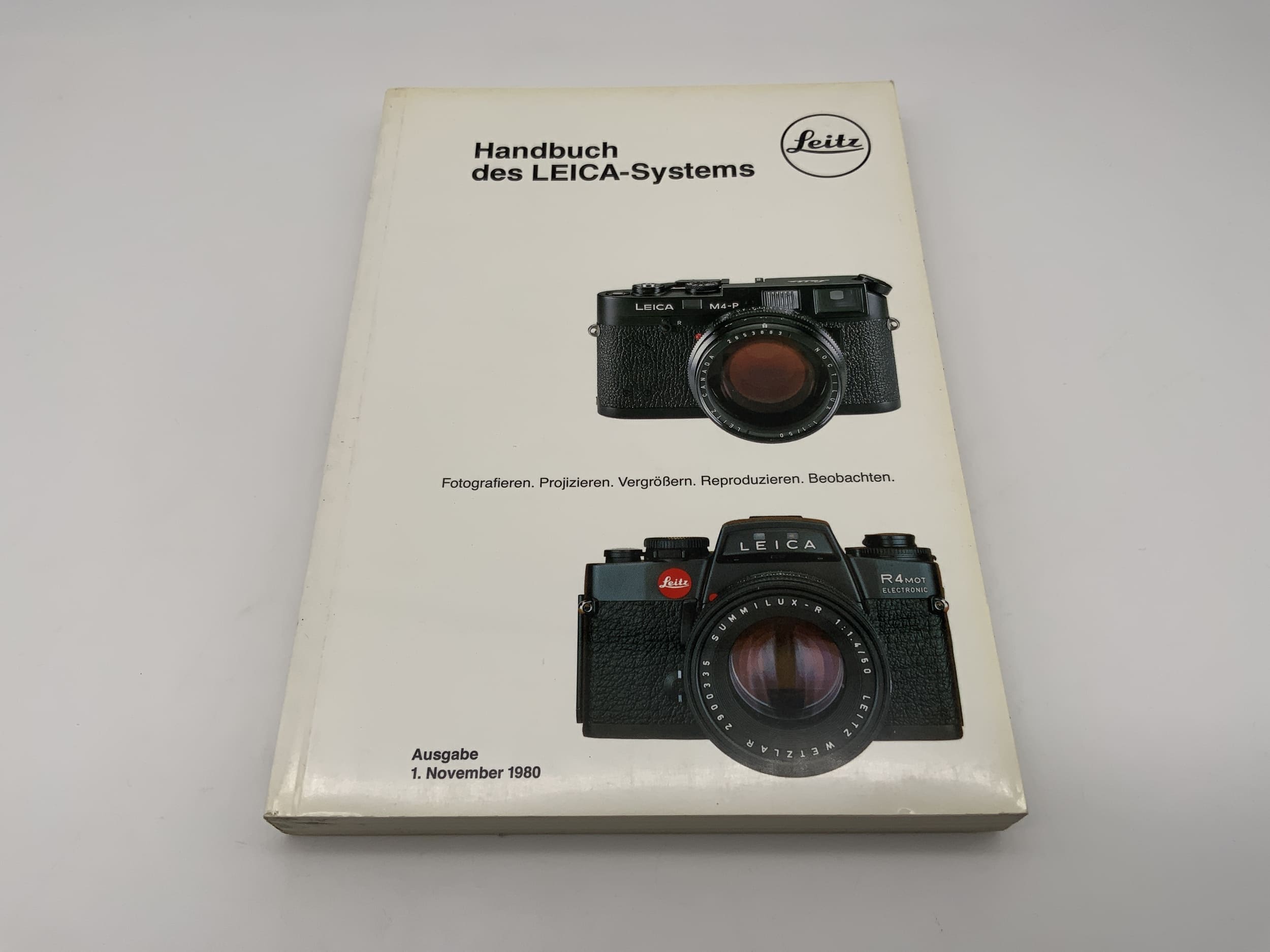Manuel Leitz du système Leica, 1re édition, 1980 (en allemand)