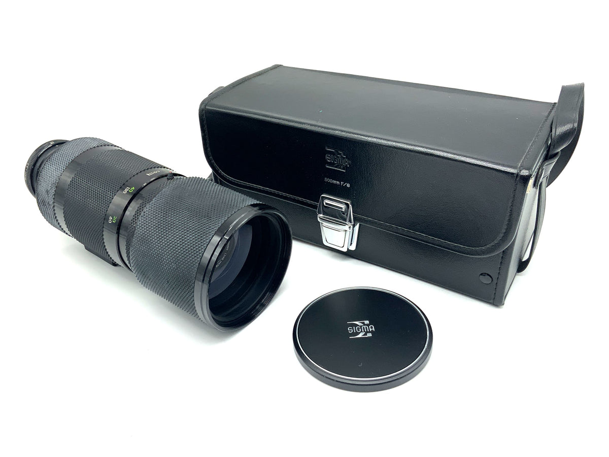 Objectif Sigma 500 mm 1:8 à miroir, ultra-téléobjectif à miroir (Canon FD)