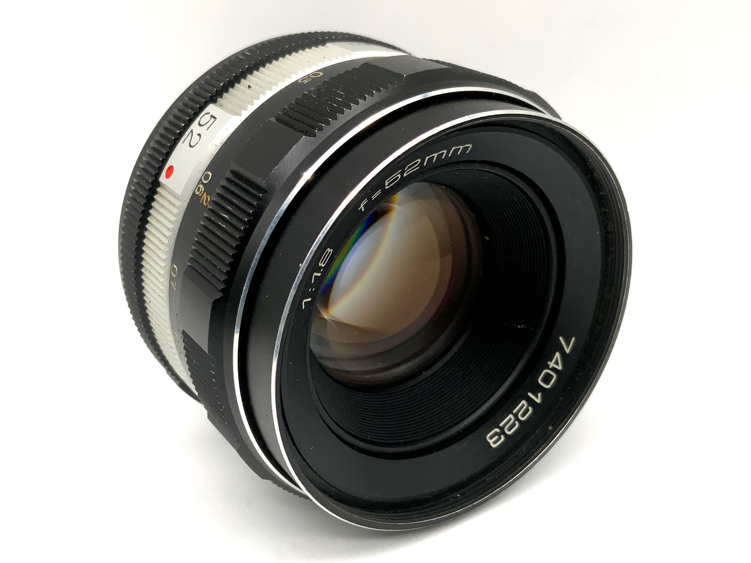 Konica 52mm 1:1.8 Hexanon prime lens (Konica AR)