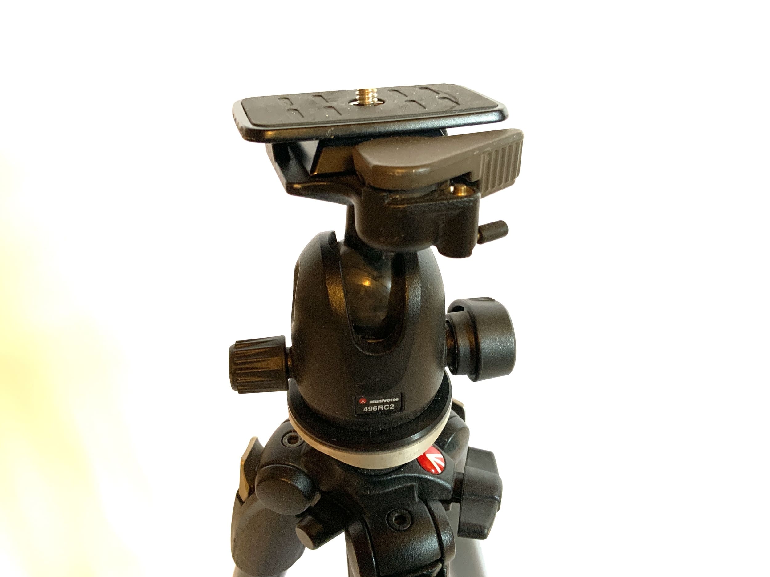 Trépied Manfrotto 190xDB, noir, avec rotule 496RC2, trépied photo, trépied pour appareil photo