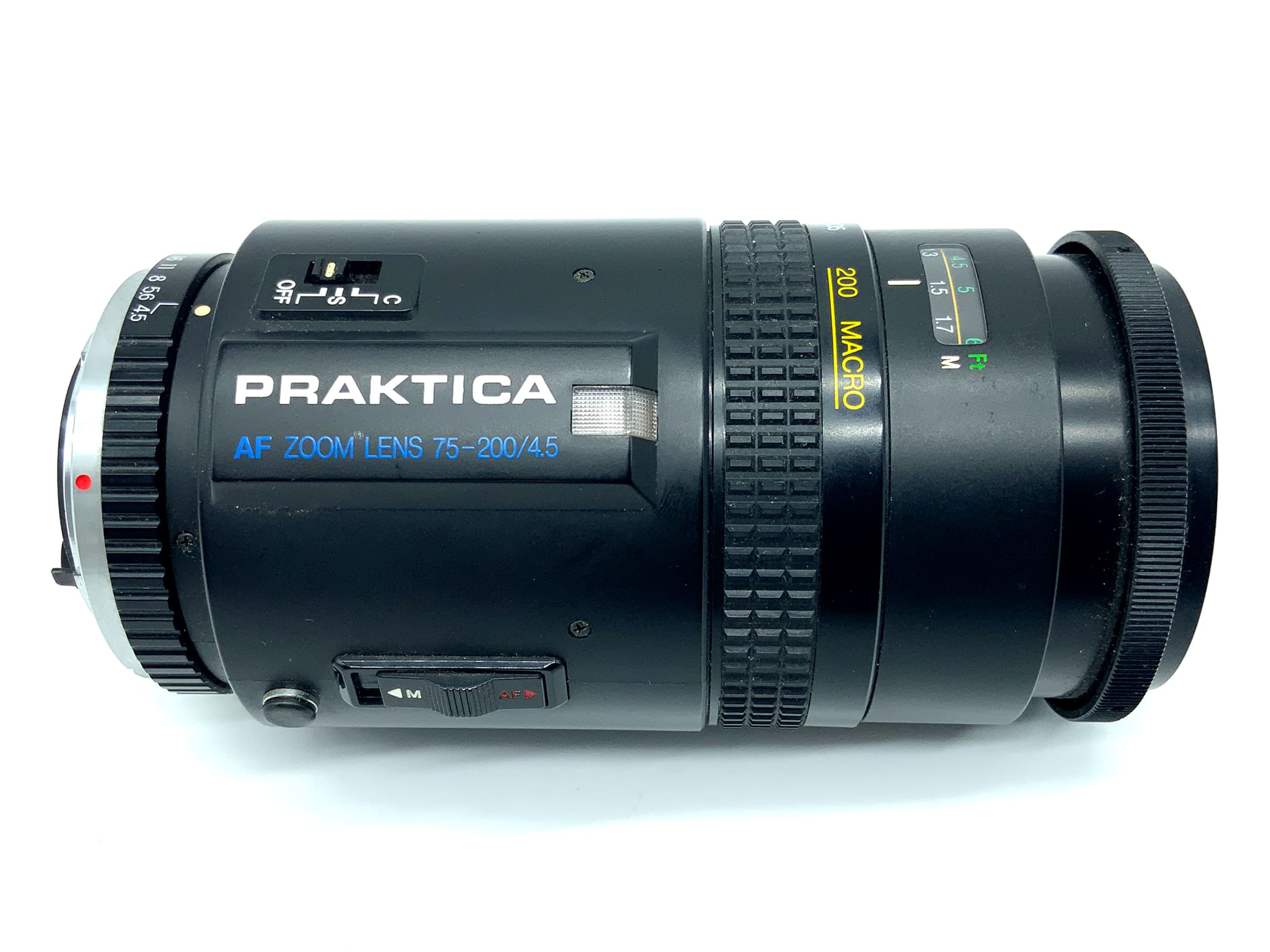 Pentacon 75-200mm 1:4.5 Lens Prakticar AF PB Autofocus (Praktica B)