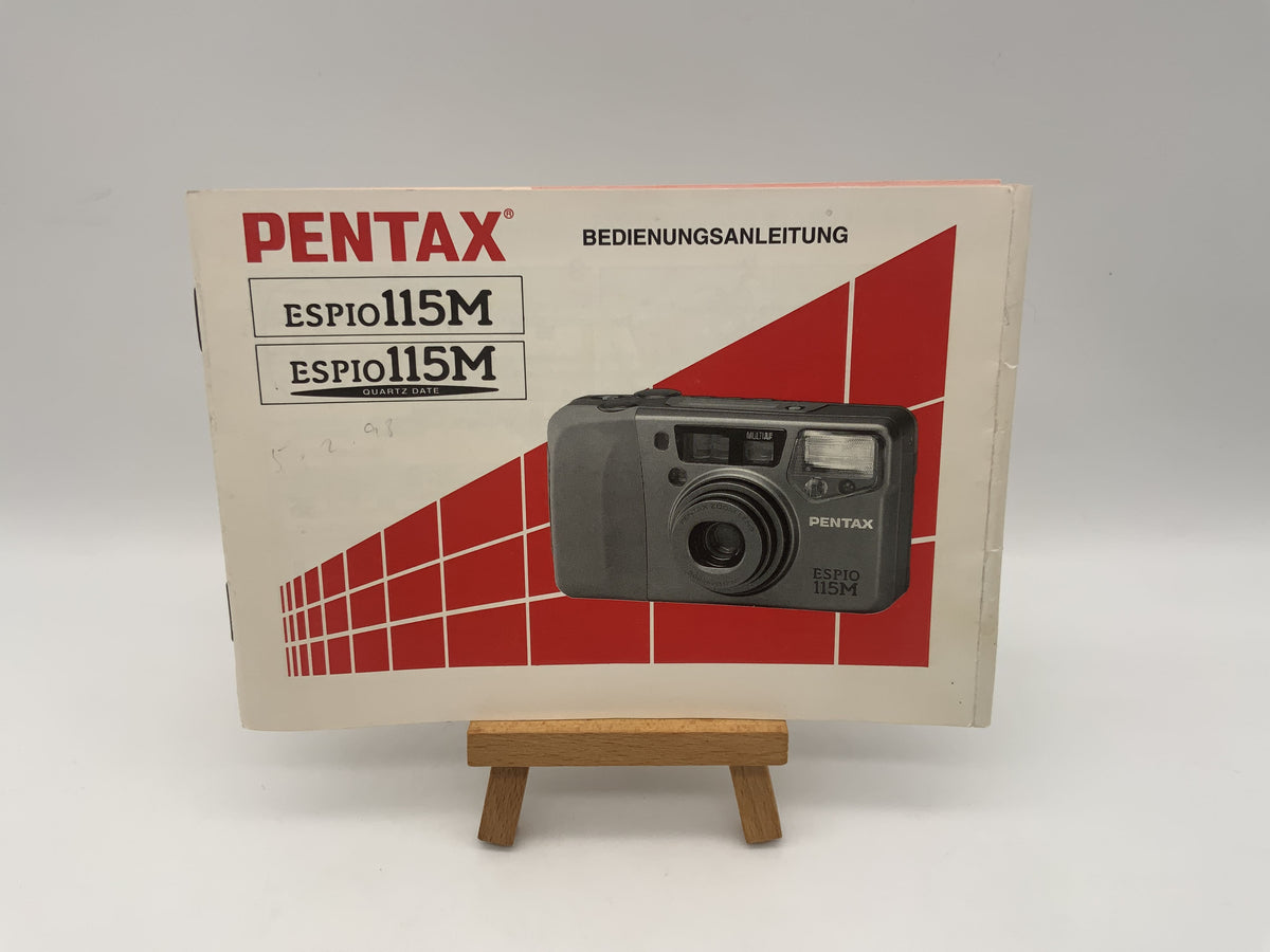Pentax Espio 115M Quartz Date User Manual (German)