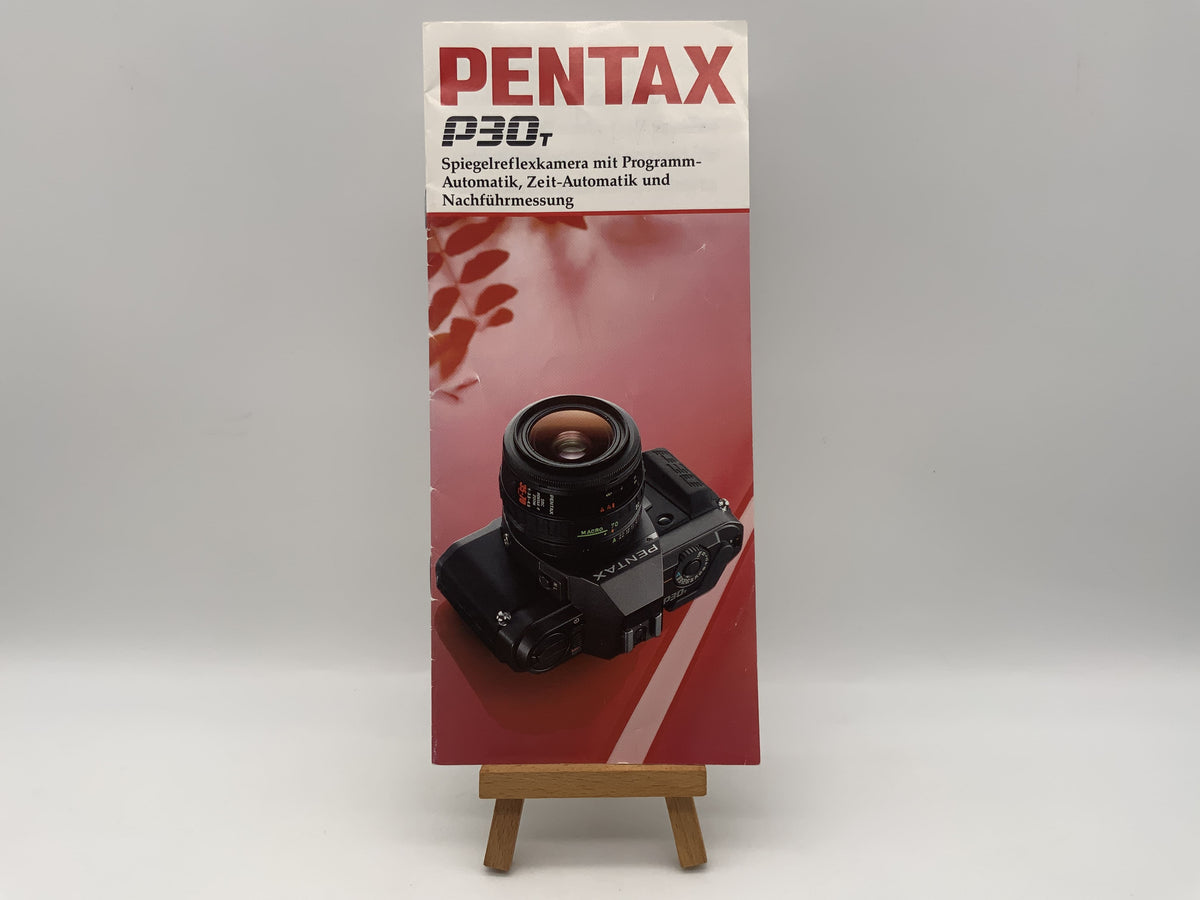 Pentax P30T Brochure German Magazine Leaflet