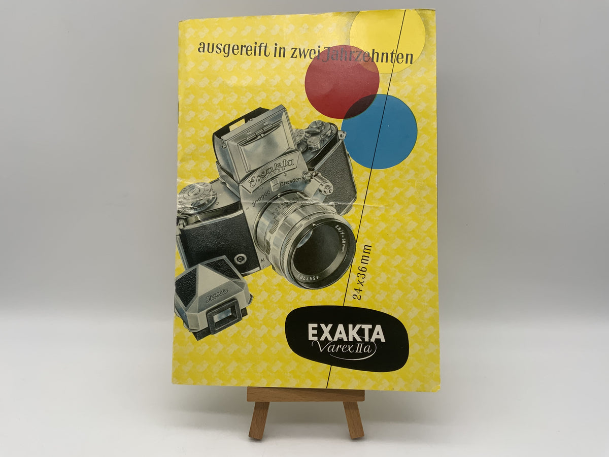 Exakta Varex IIa 24x36mm, perfected over two decades, paperback, German